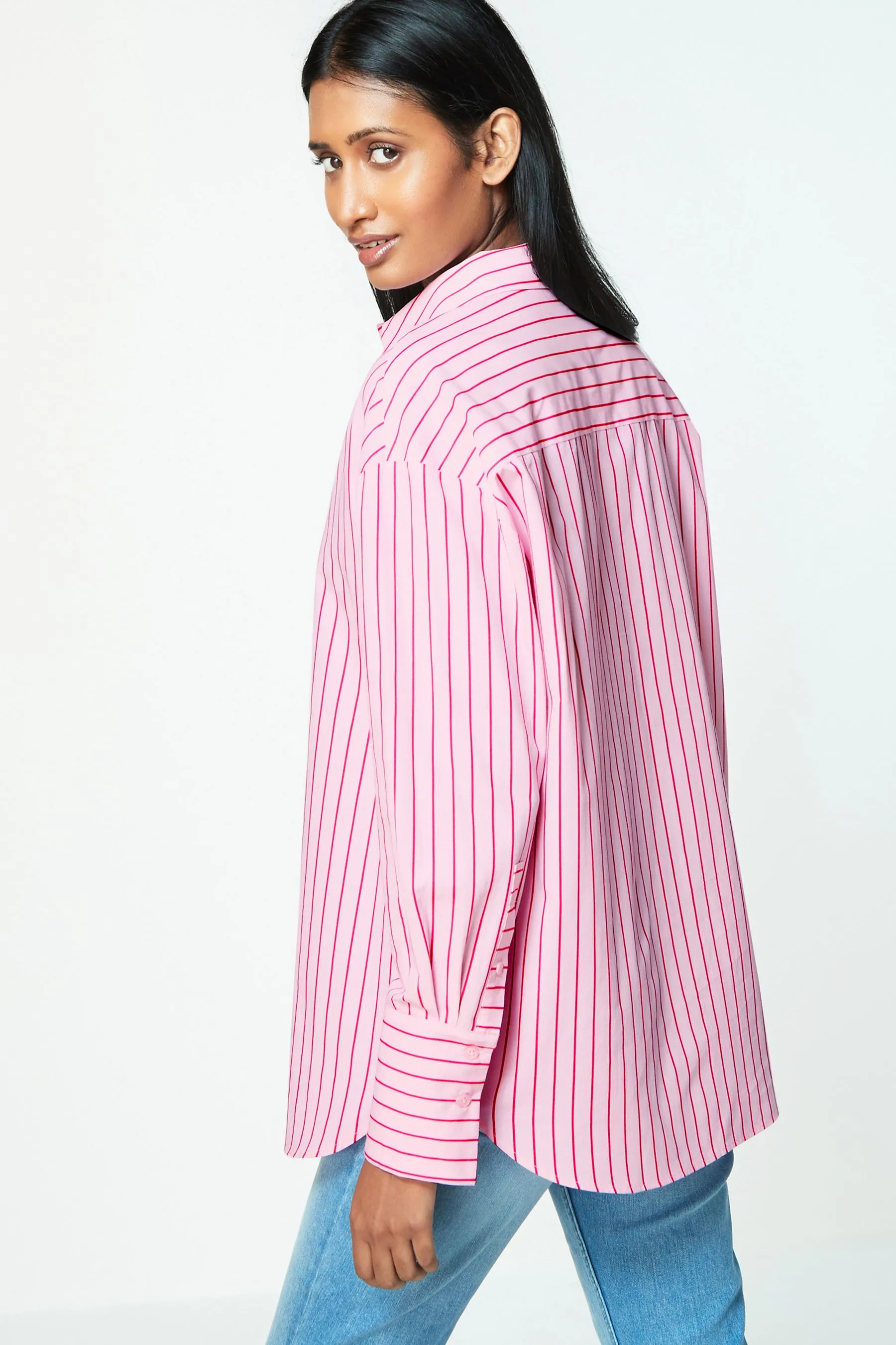 Camicia oversize in cotone