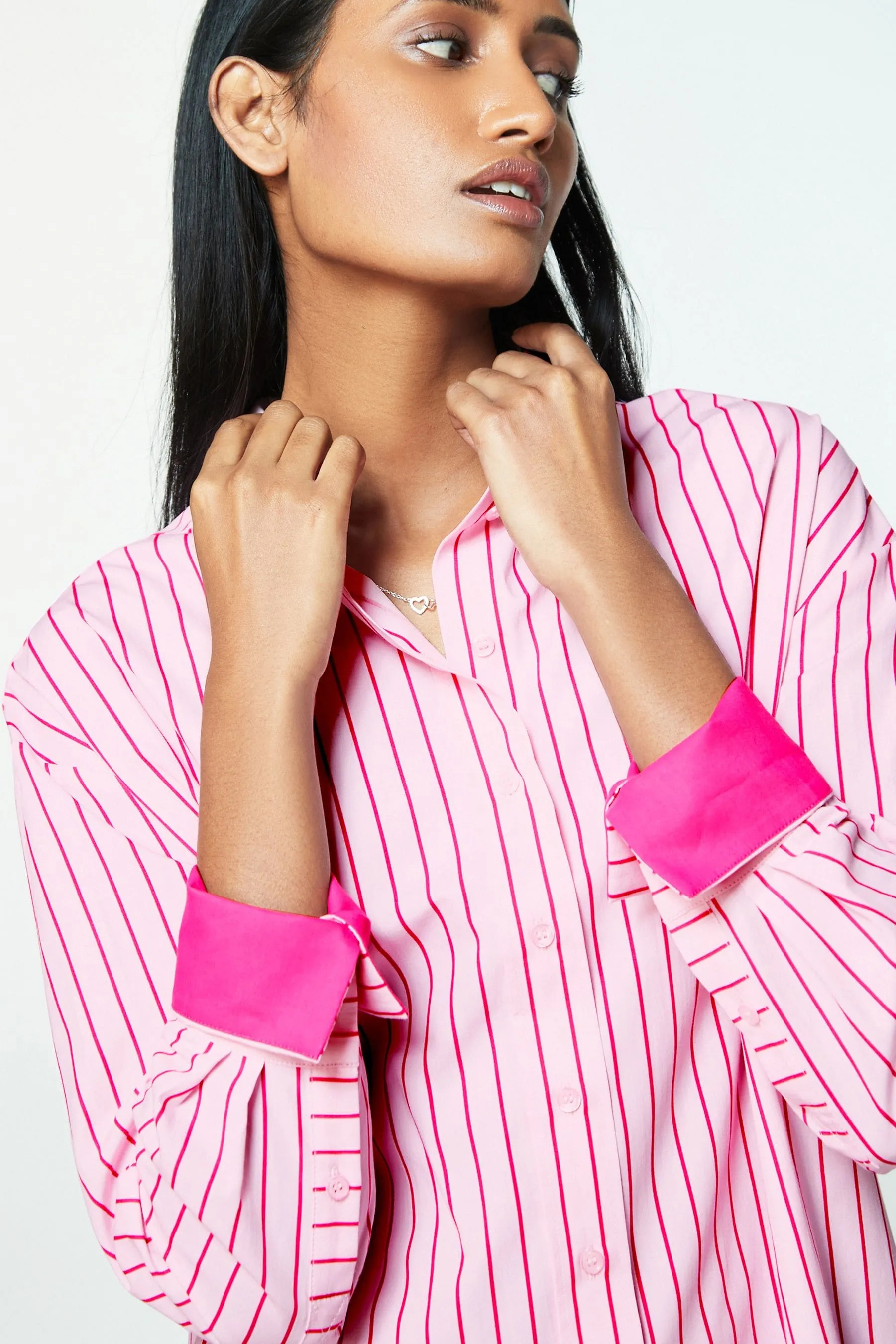 Camicia oversize in cotone