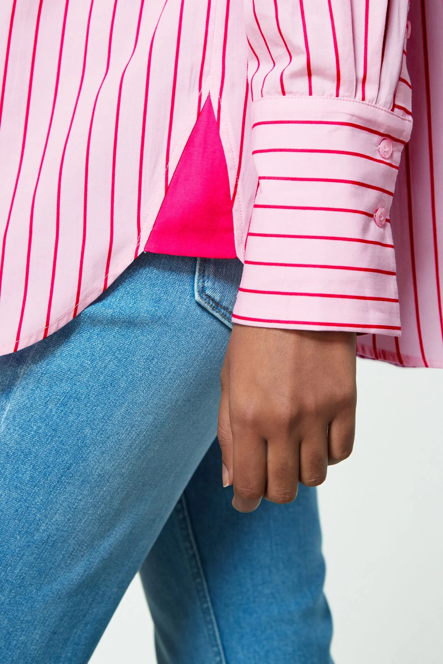 Camicia oversize in cotone