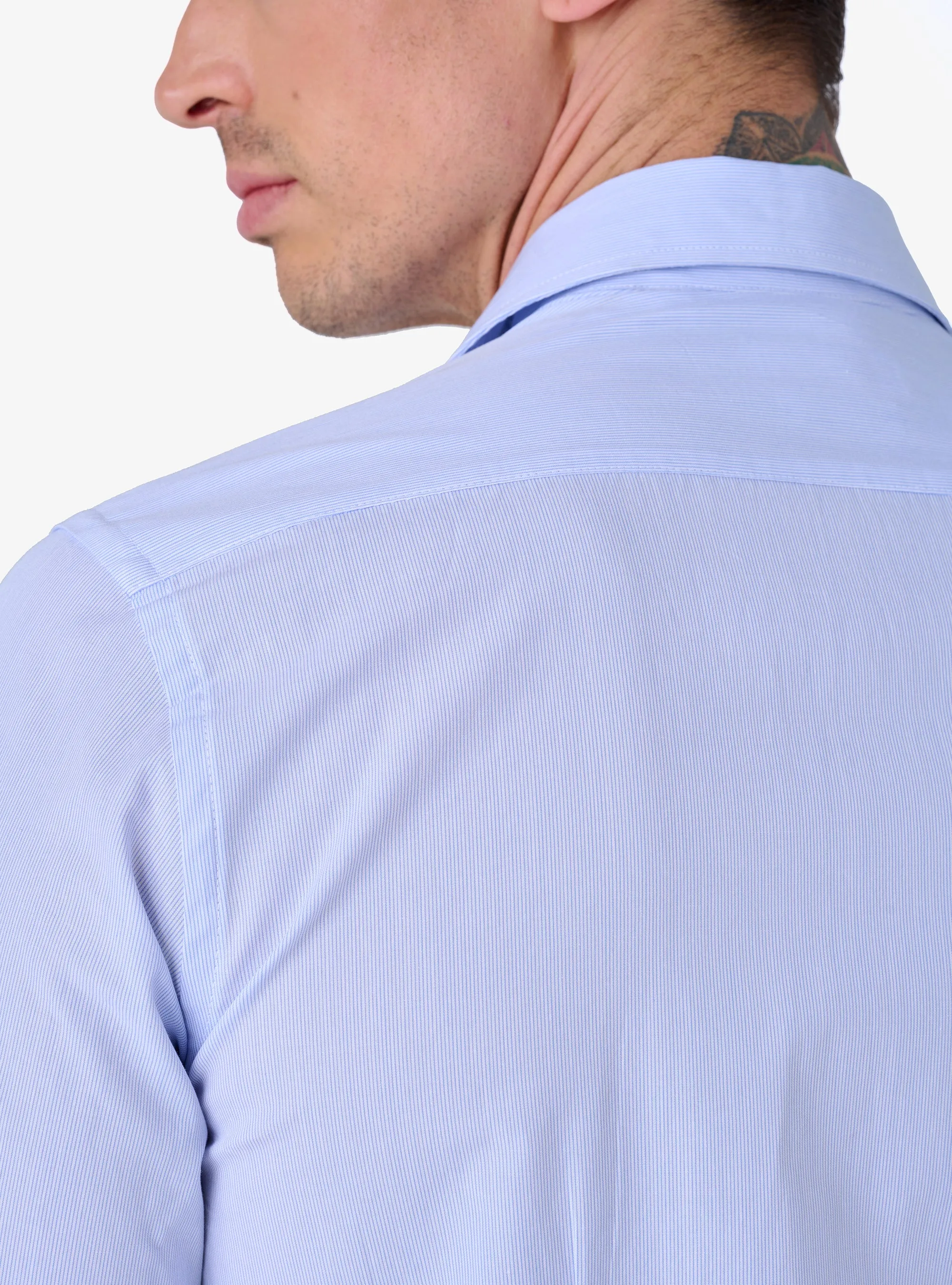 Camicia Regular con Collo Francese in Cotone - System