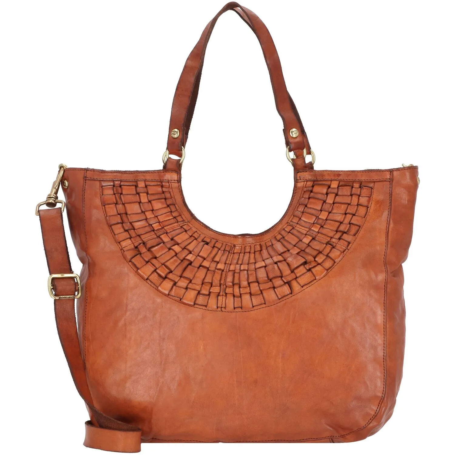 Campomaggi Borsa a tracolla in pelle 36 cm
