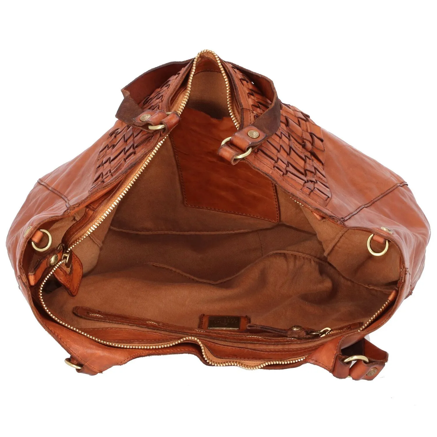 Campomaggi Borsa a tracolla in pelle 36 cm