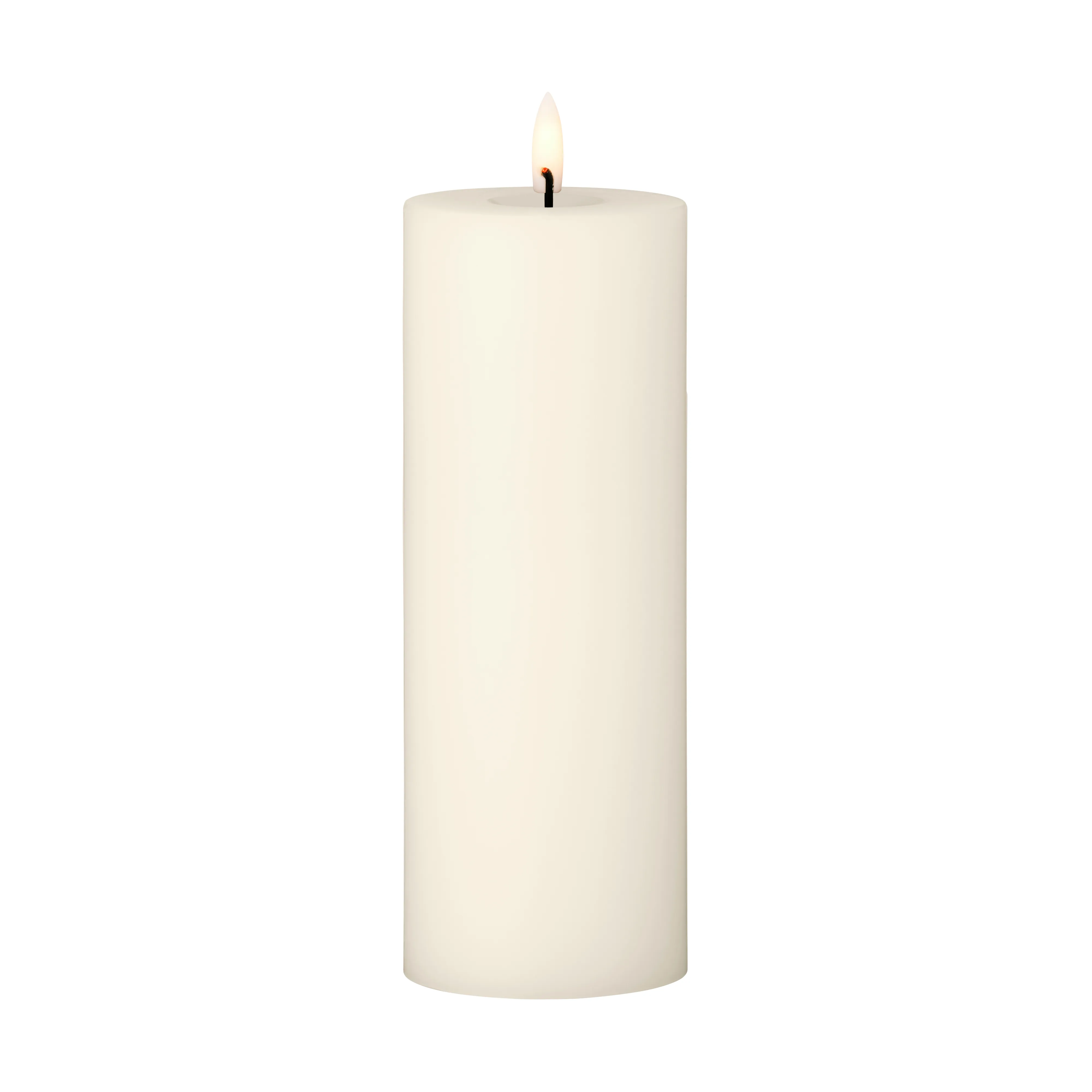 Candela ester & erik LED Ø7,5x20 cm.jm{font-size:18px}06 avorio