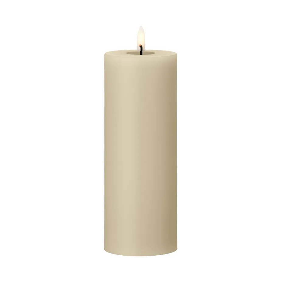Candela ester & erik LED Ø7,5x20 cm.jm{font-size:18px}06 avorio