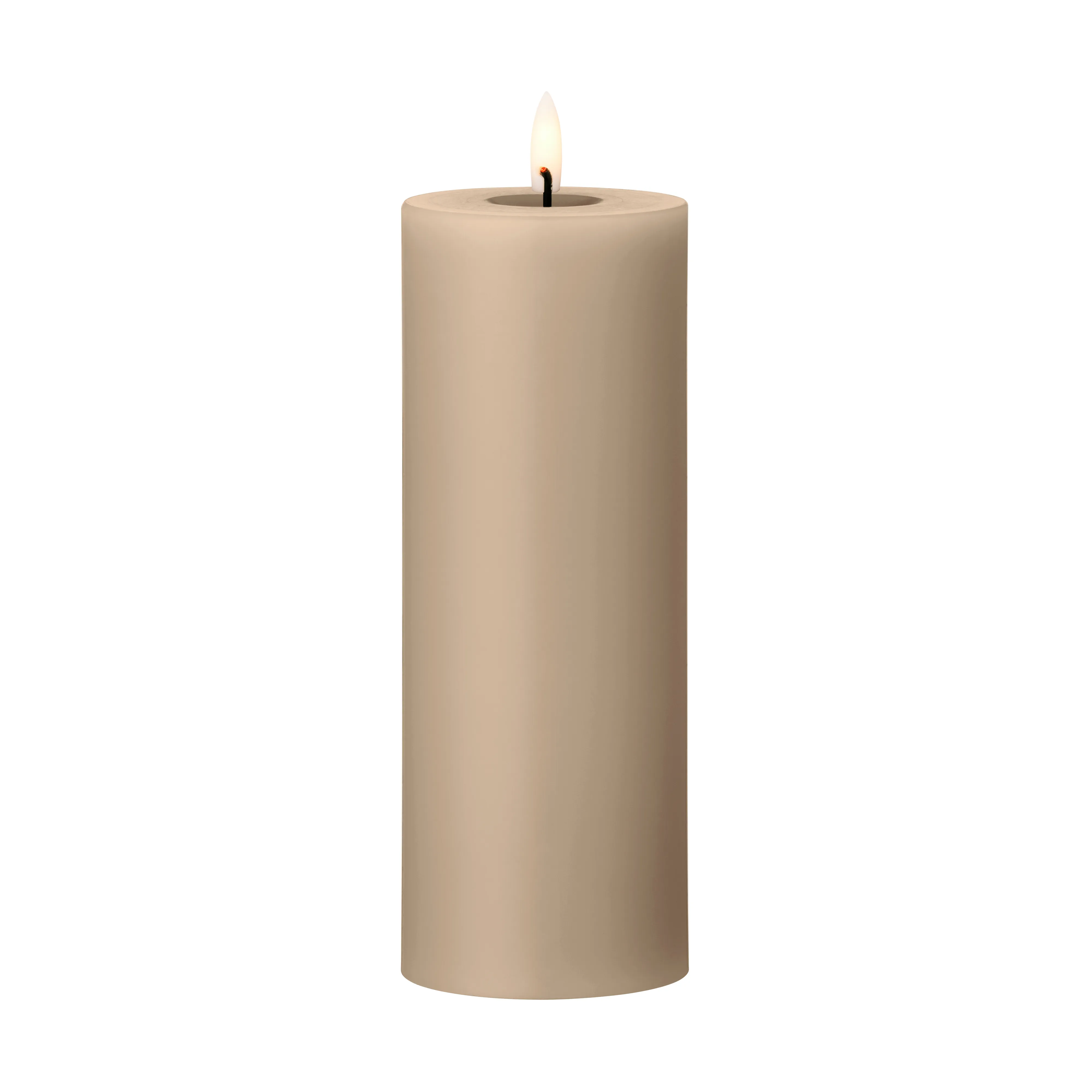 Candela ester & erik LED Ø7,5x20 cm.jm{font-size:18px}06 avorio