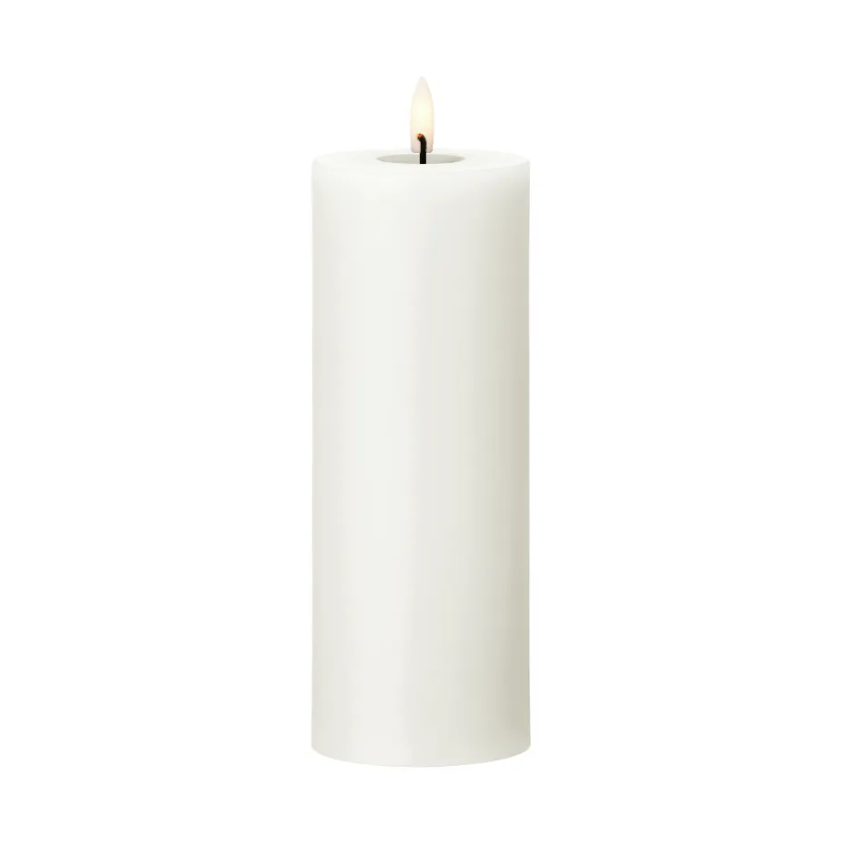 Candela ester & erik LED Ø7,5x20 cm.jm{font-size:18px}06 avorio