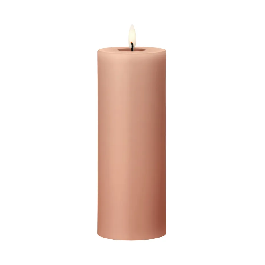 Candela ester & erik LED Ø7,5x20 cm.jm{font-size:18px}06 avorio