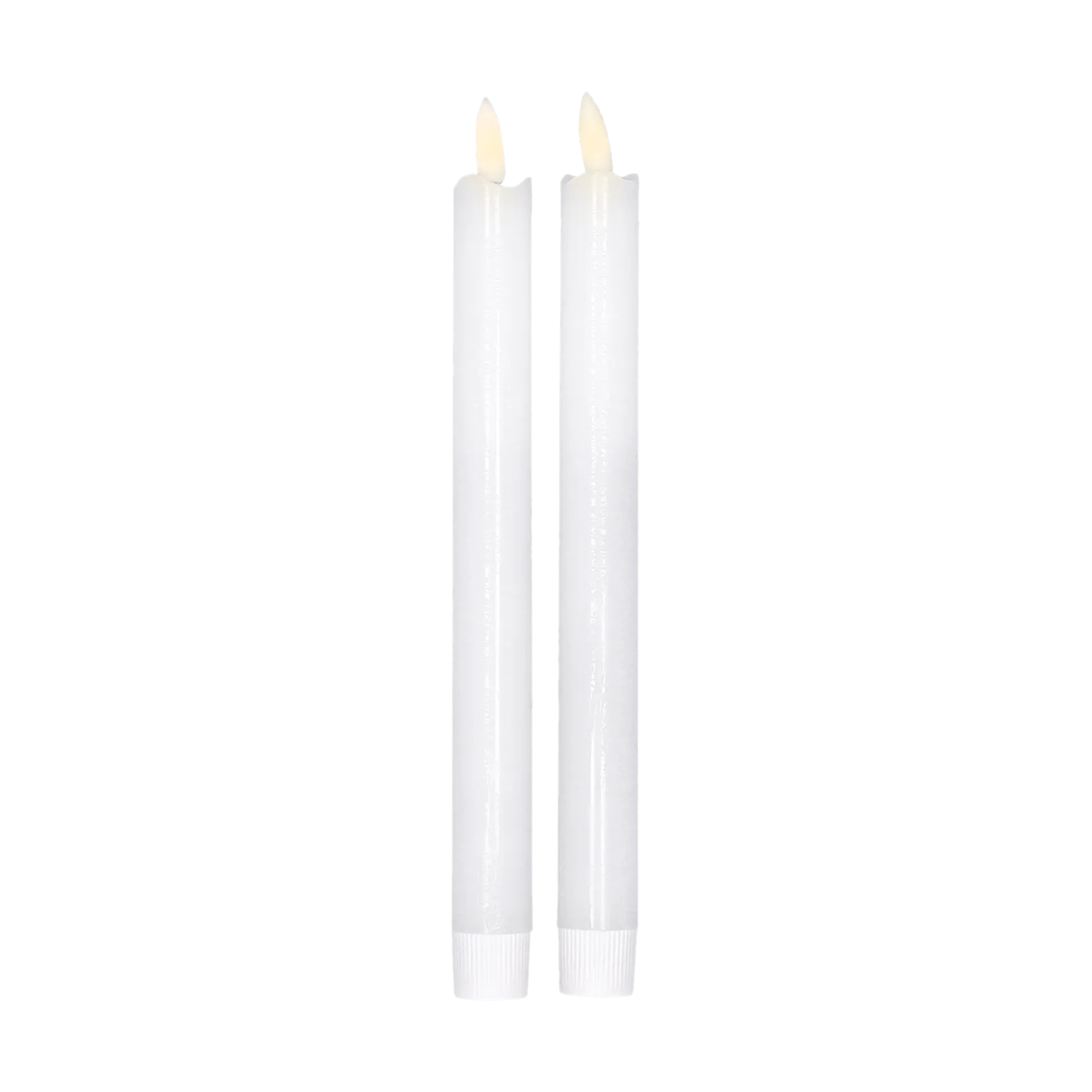 Candela LED Bright 25 cm confezione da 2.jn{font-size:18px}Bianco