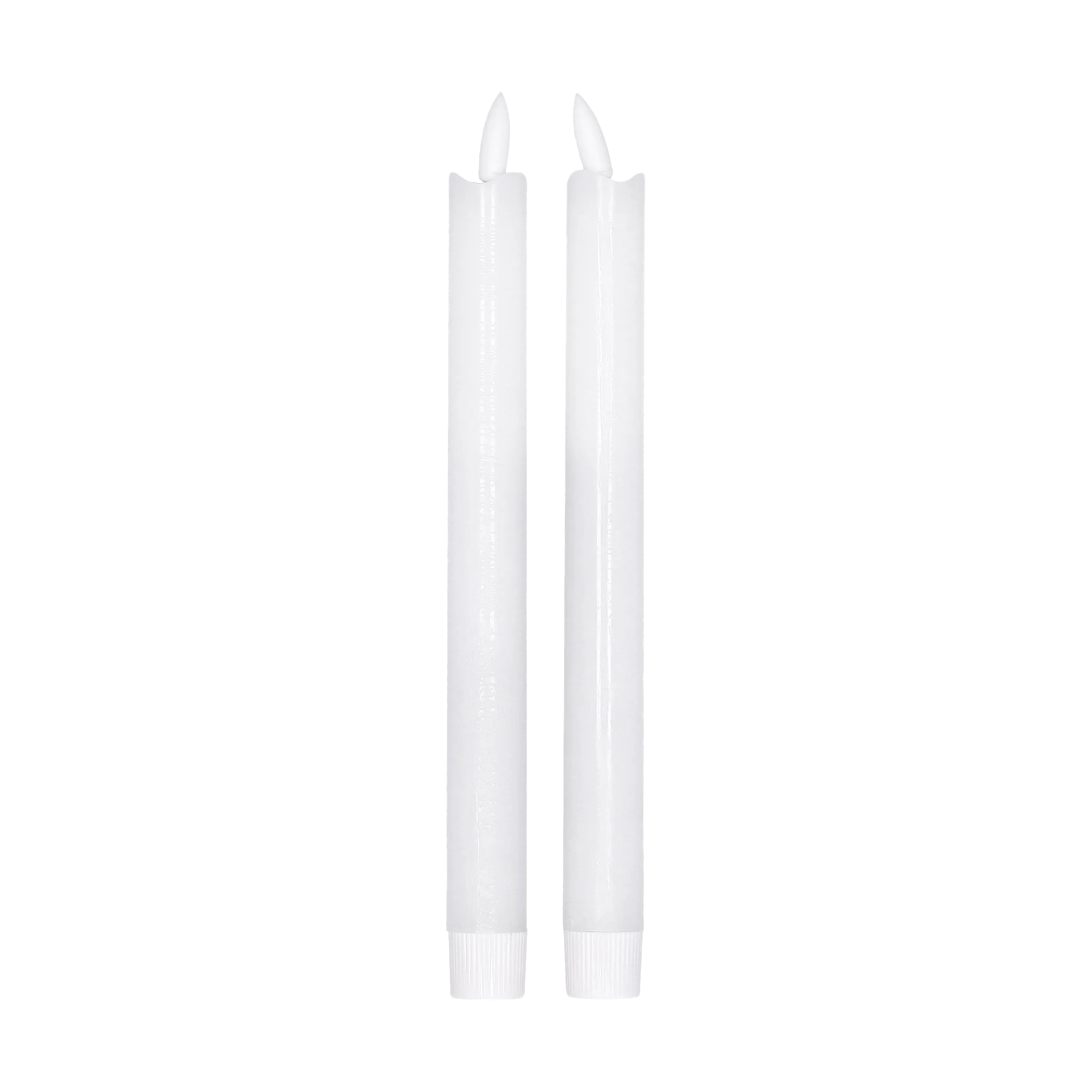Candela LED Bright 25 cm confezione da 2.jn{font-size:18px}Bianco