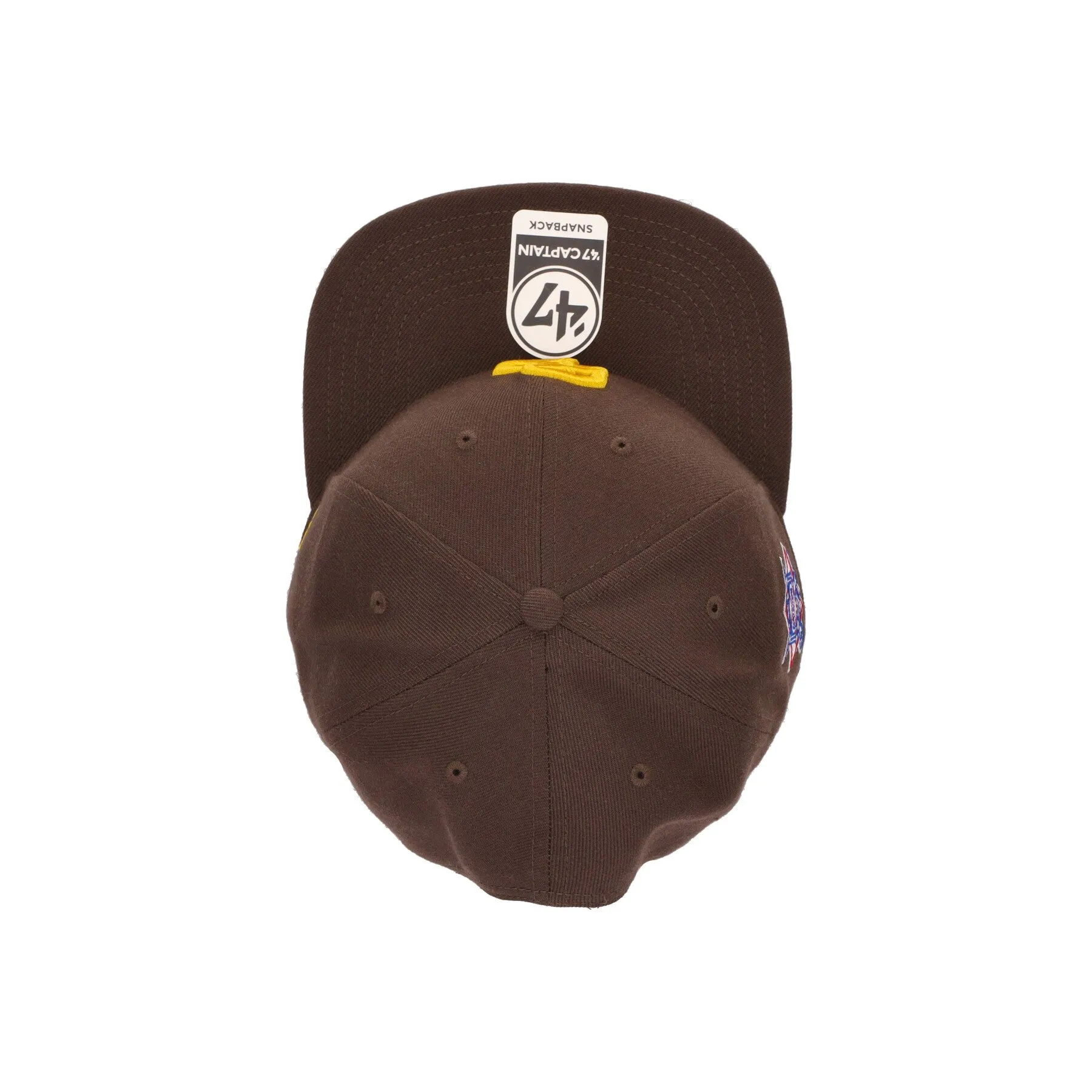 Cappellino Visiera Piatta Uomo Mlb Captain Sure Shot Sadpad Brown