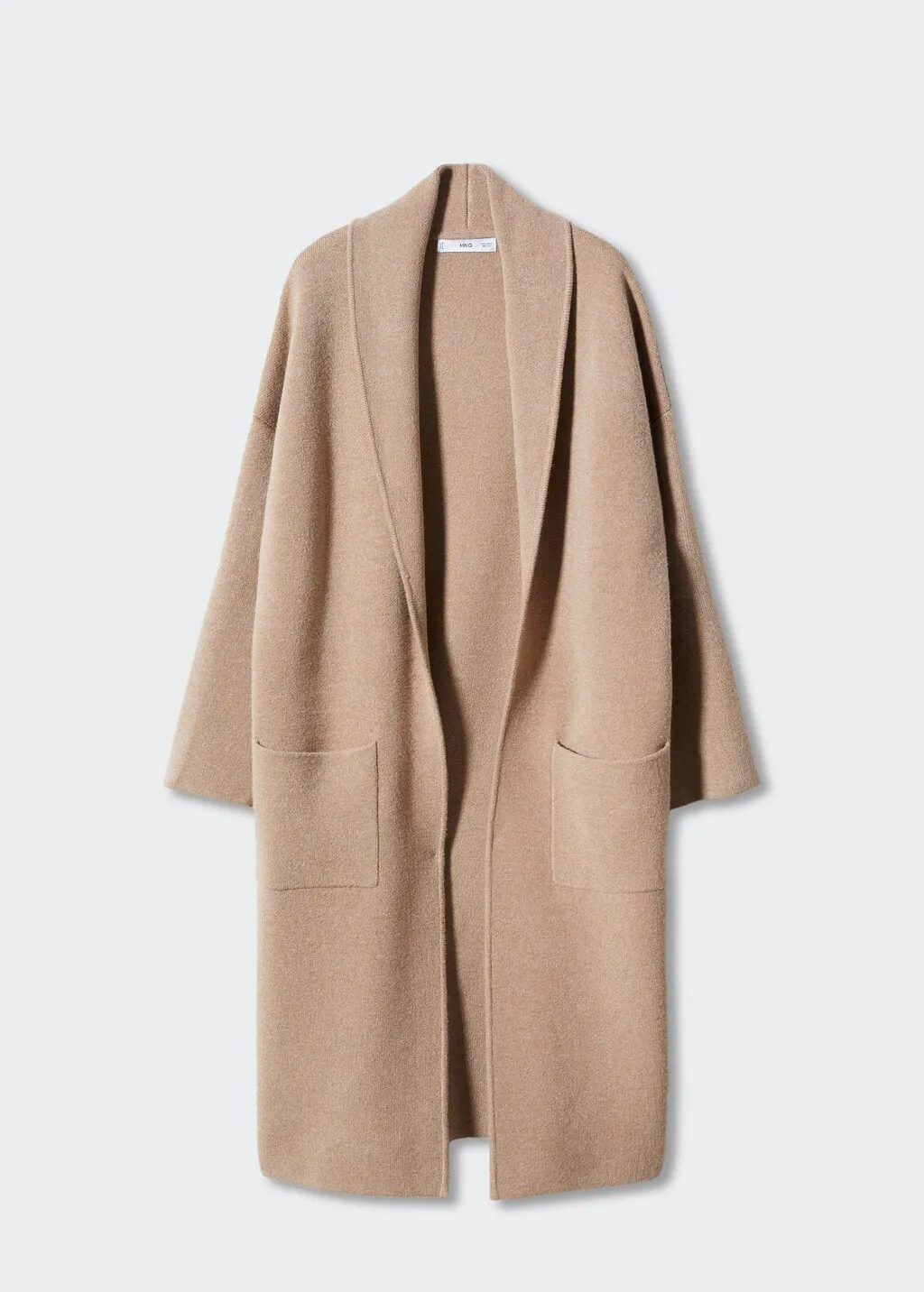 Cappotto oversize maglia tasche