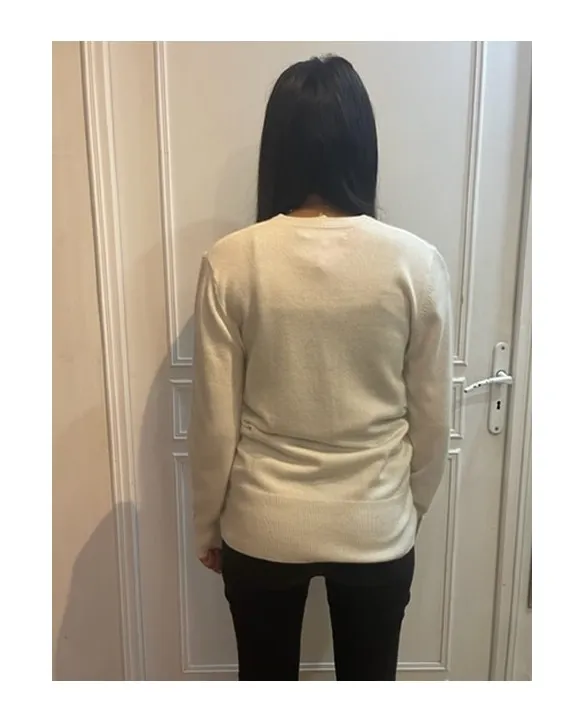 Cardigan oversize in cachemire Naturale