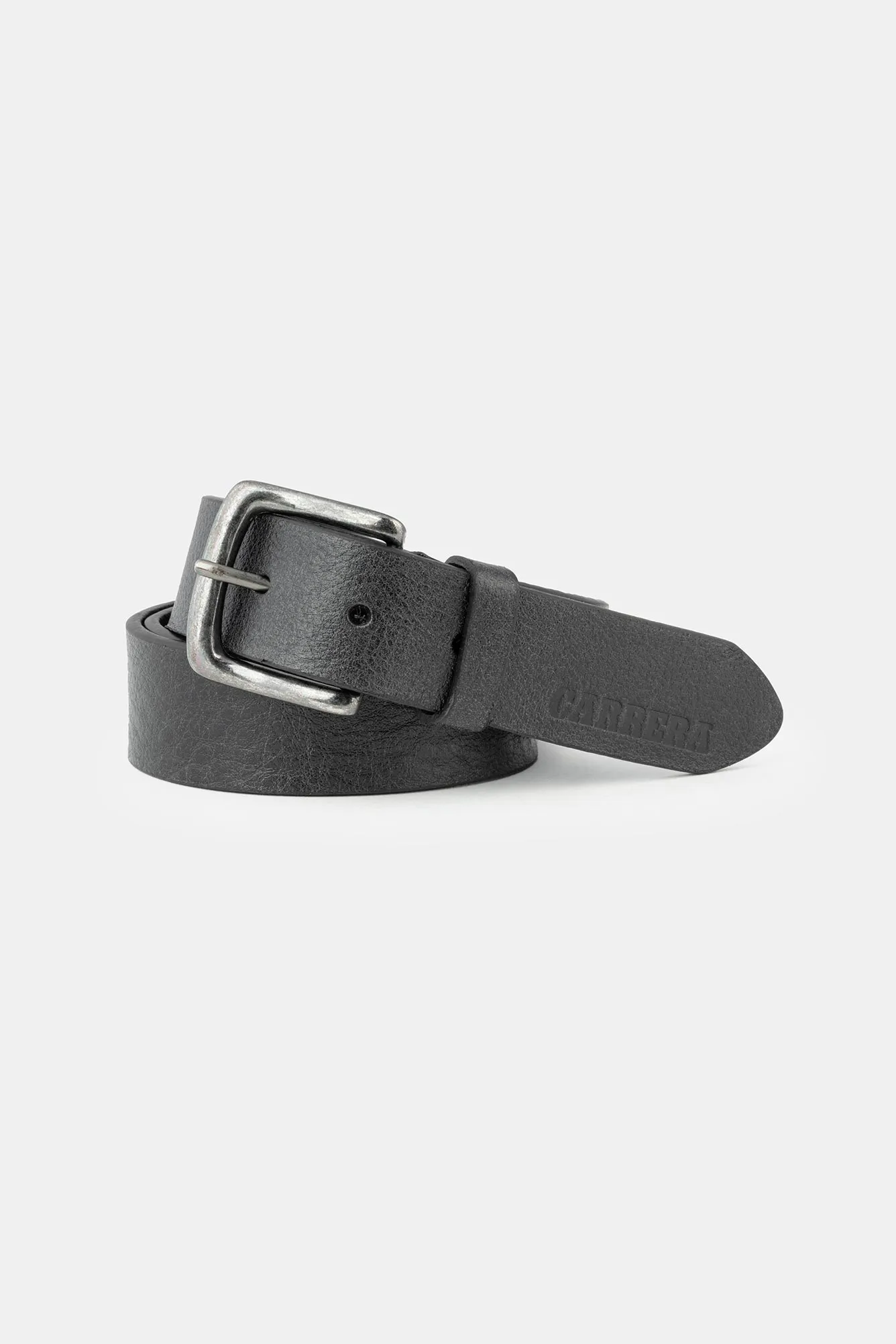 Carrera  ---------    ------------Cintura regolabile in pelle bottalata - nero