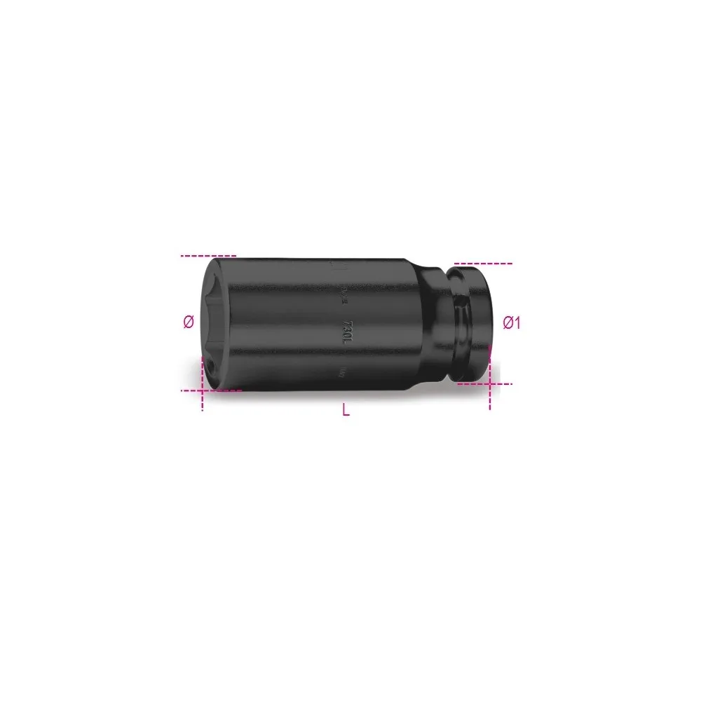 Chiavi a bussola macchina esagonali lunghe da 1.1/2" - Beta 730L