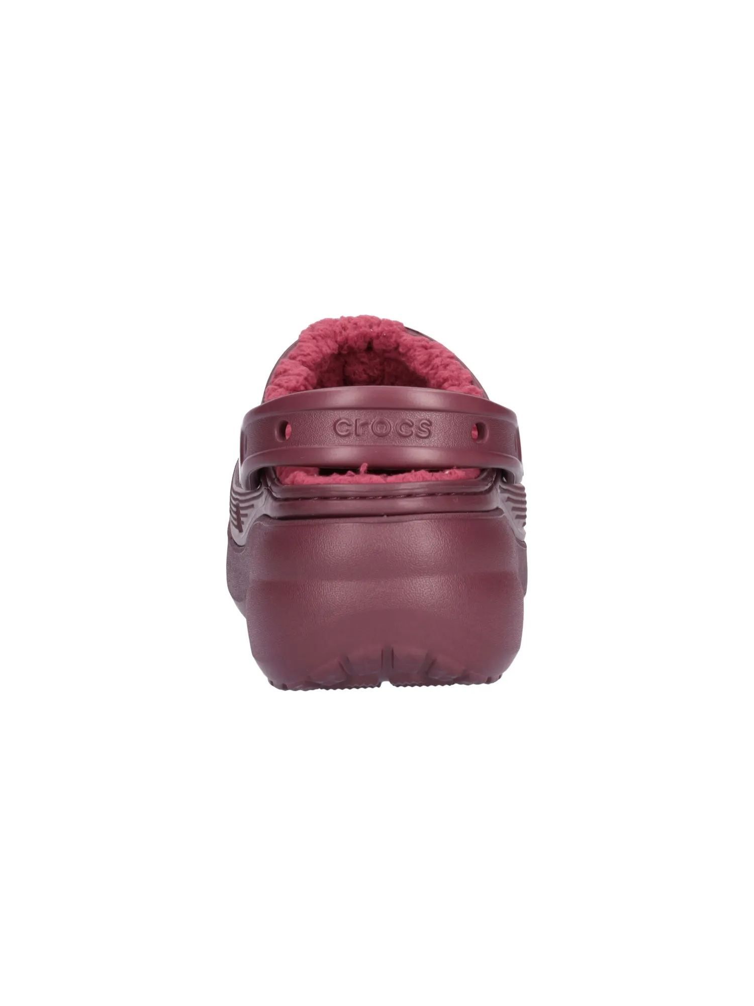 Ciabatta platform Crocs Classic da donna bordeaux