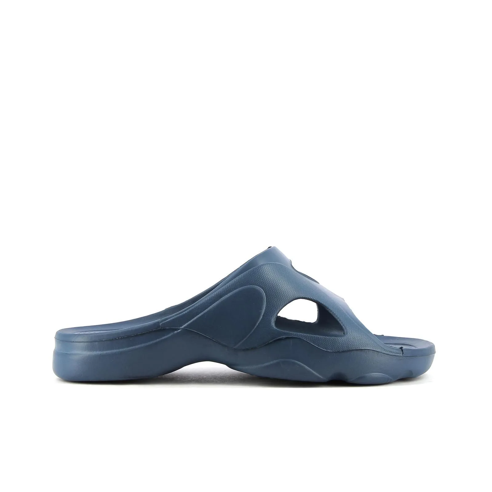 Ciabatte blu sportive in gomma da uomo