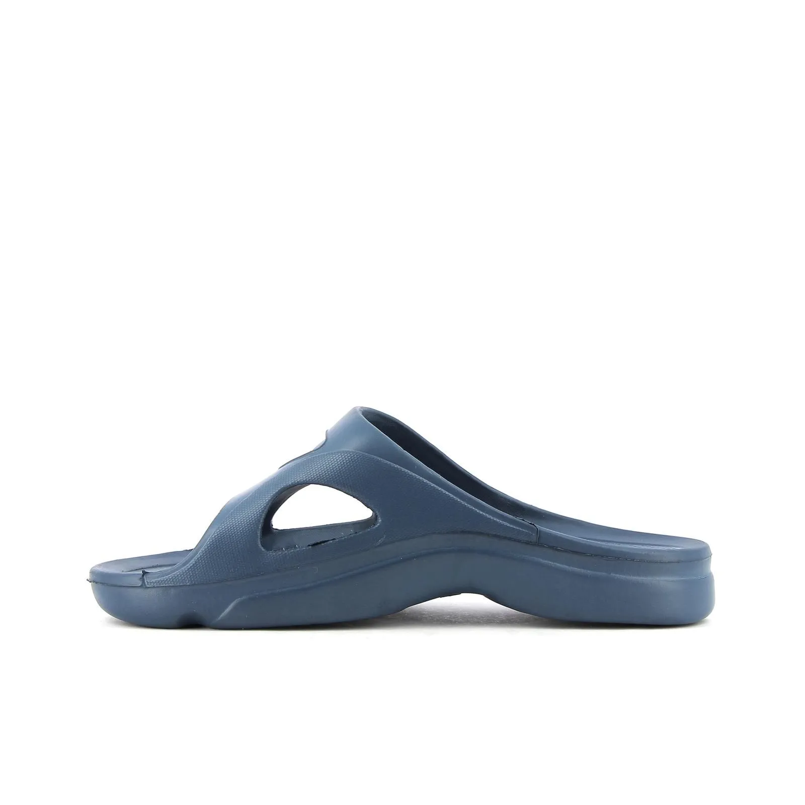 Ciabatte blu sportive in gomma da uomo