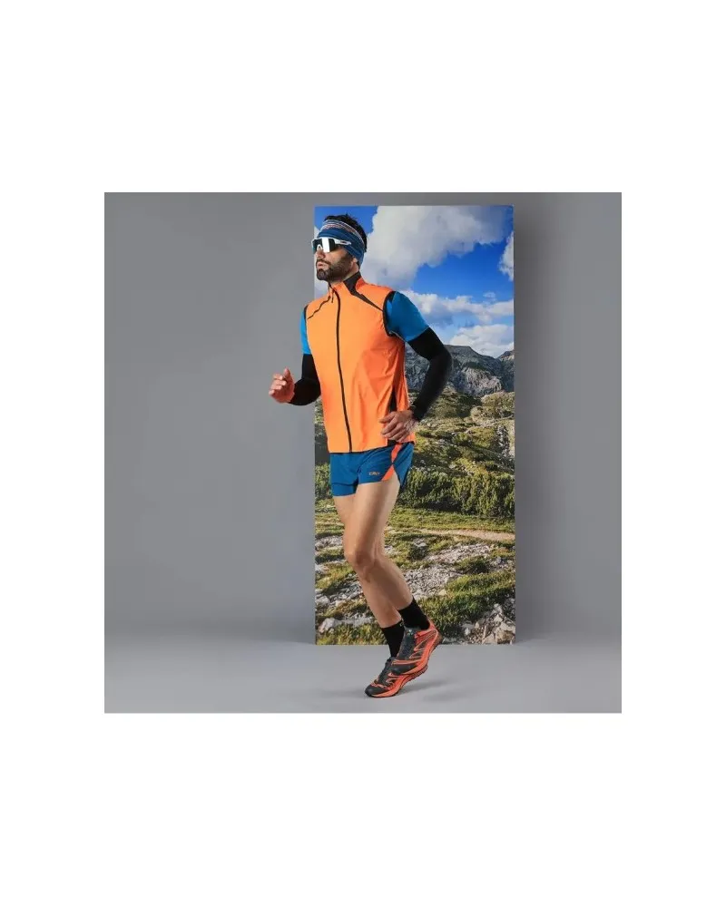 Cmp Gilet antivento running da uomo