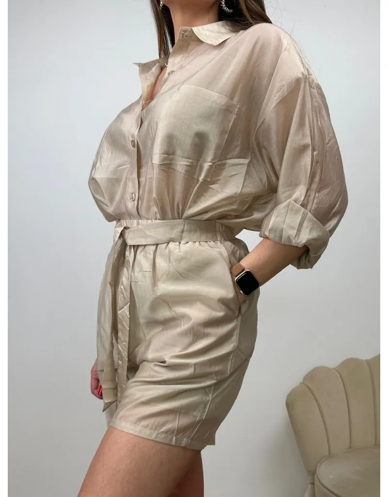 CO ORD SET SARAH BEIGE