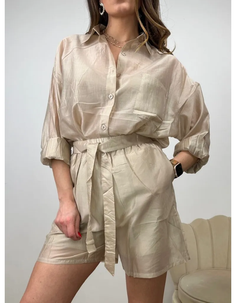 CO ORD SET SARAH BEIGE