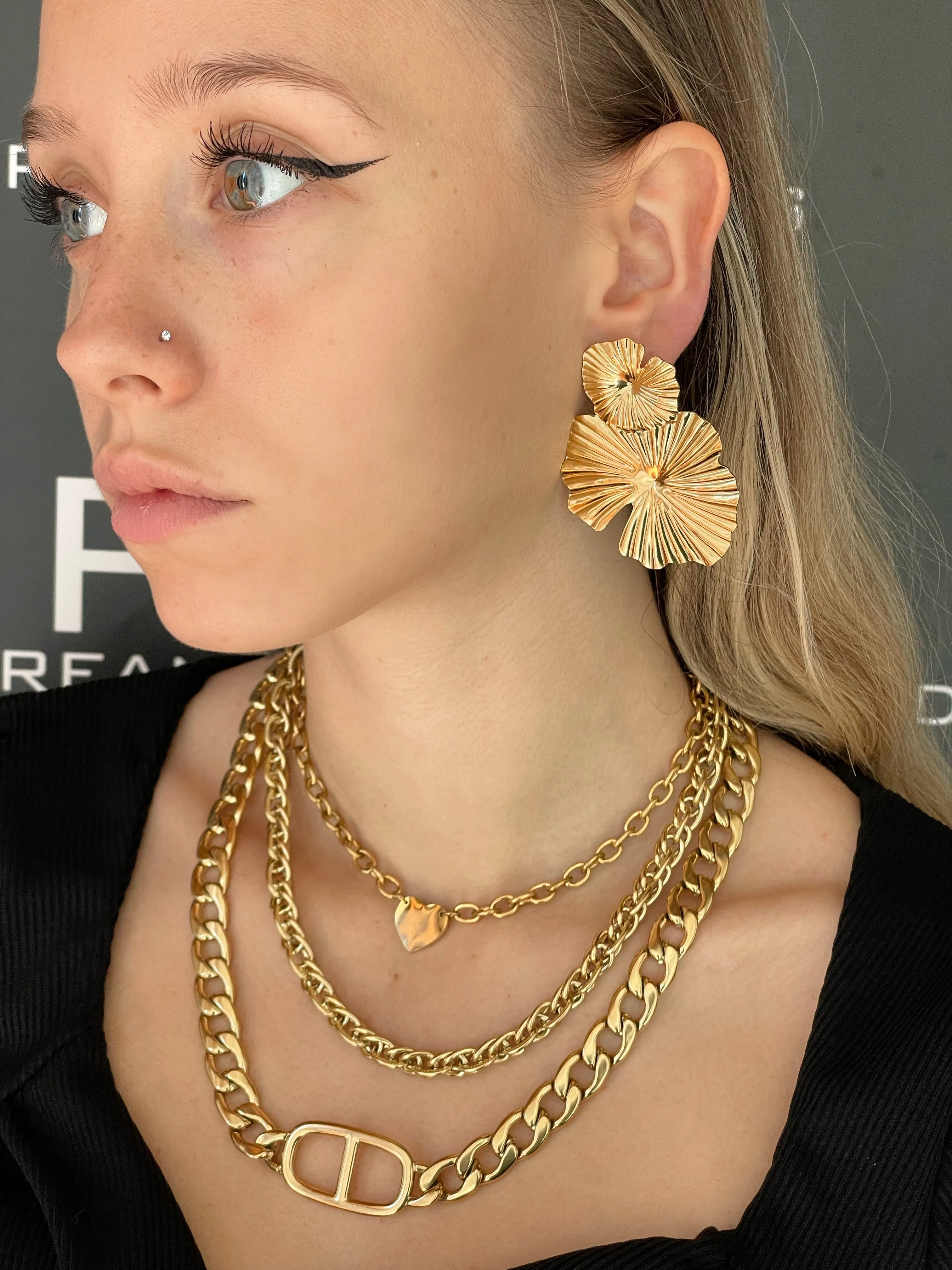 COLLANA CATENA FIBBIA