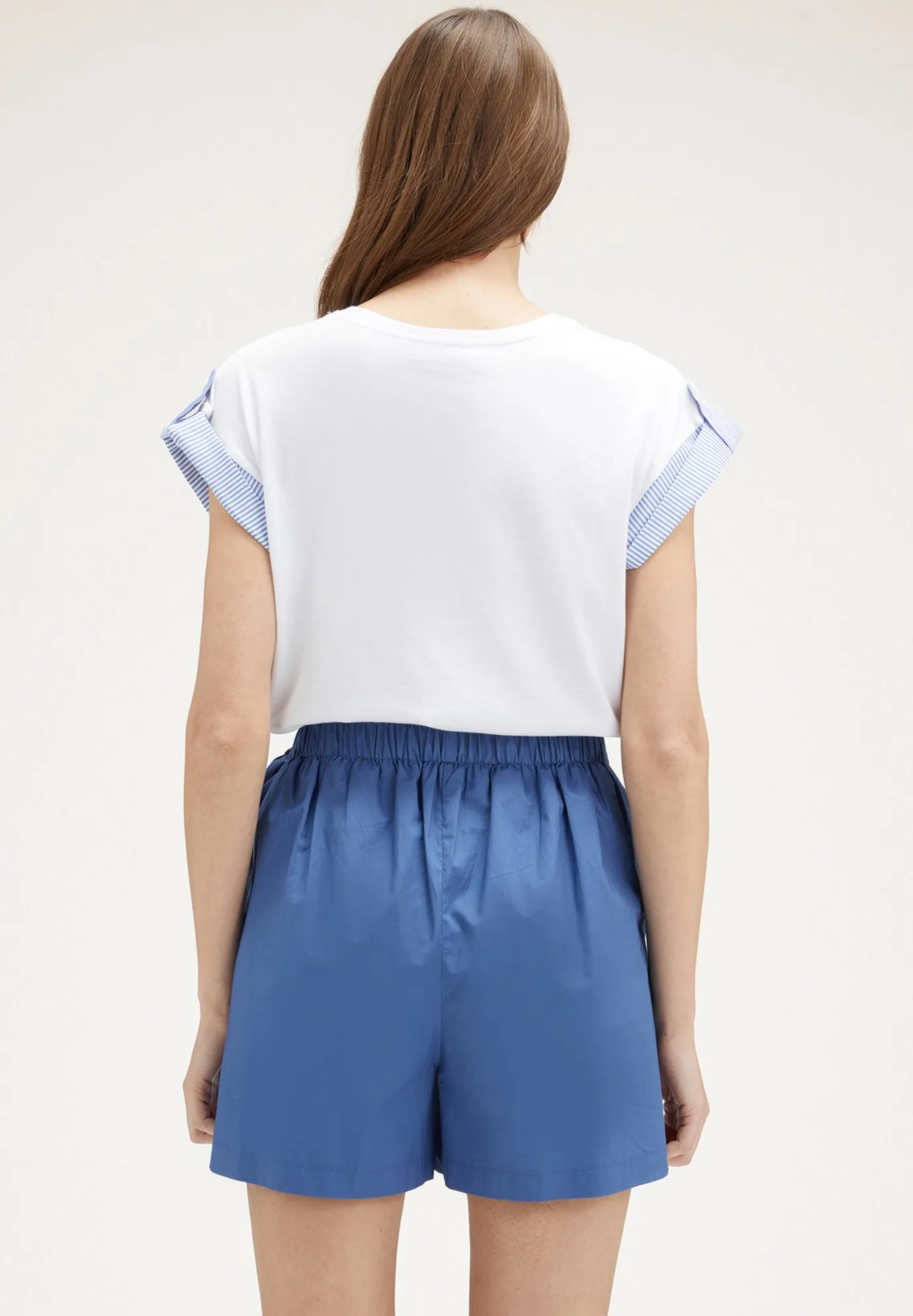 CON BORDI A CONTRASTO - T-shirt con stampa
