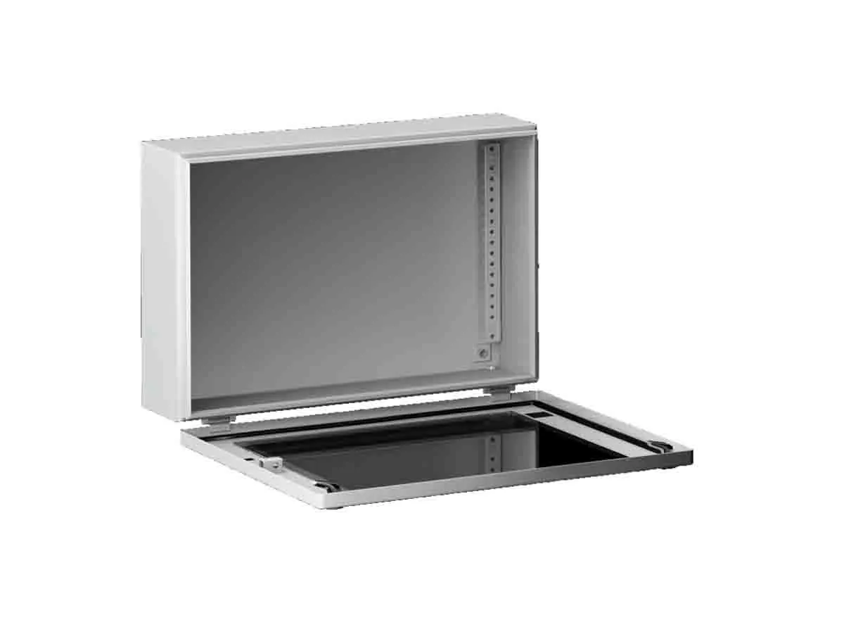 Contenitore a parete Rittal in Acciaio 300 x 400 x 155mm, col. RAL 7035, IP65