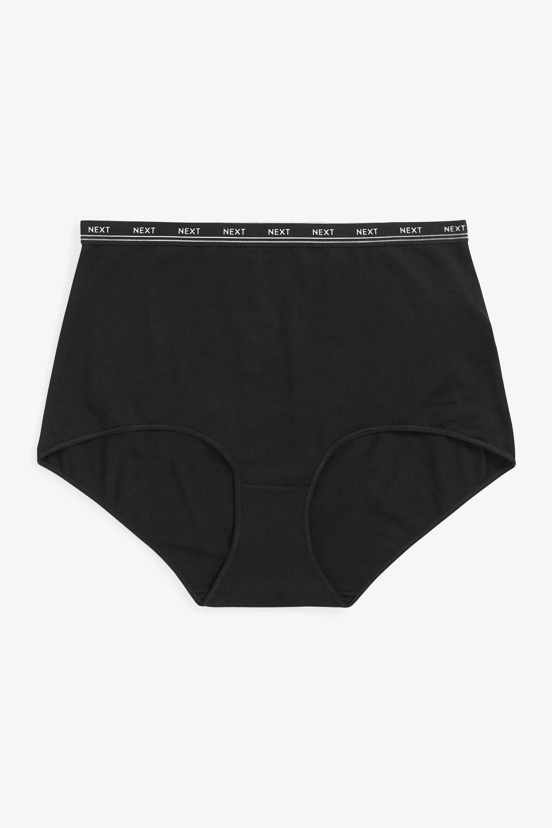 Cotton Rich Logo Knickers 4 Pack    