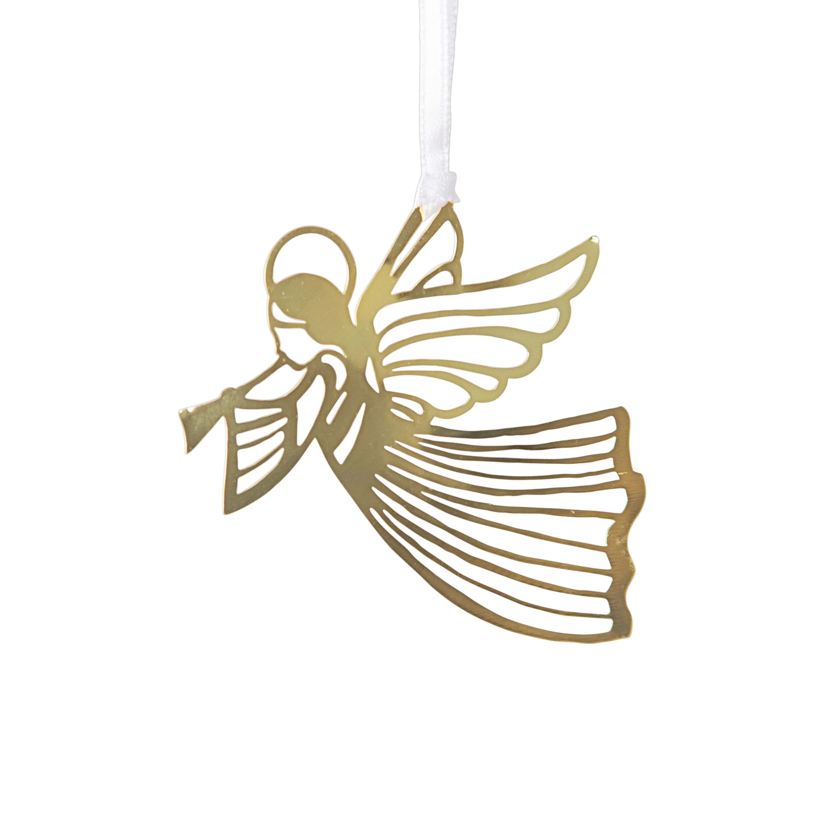Decorazione natalizia angelo con le ali.jg{font-size:18px}Oro