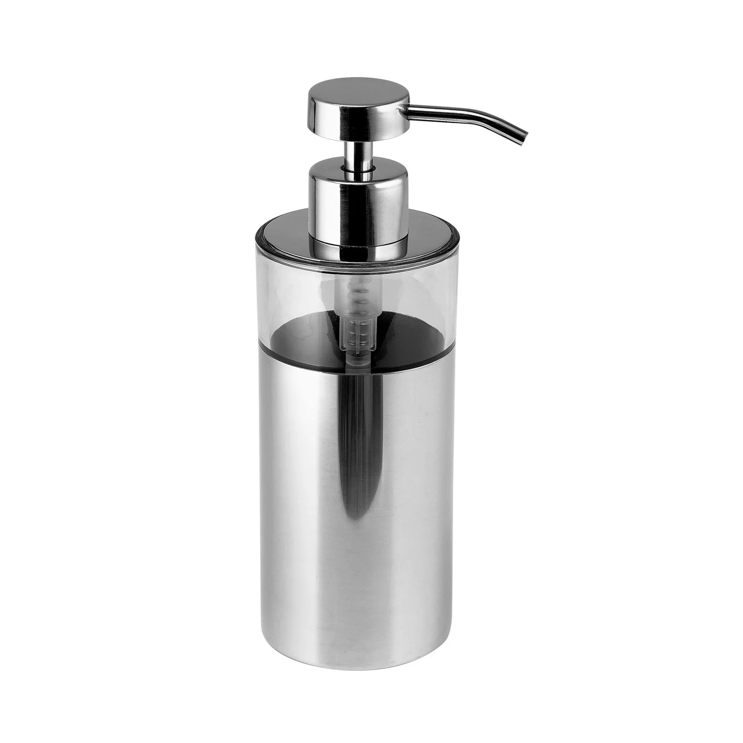 Dispenser sapone Betty in acciaio inox e resina cromo