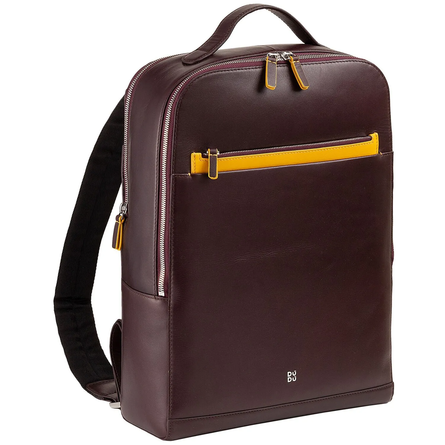 DuDu Zaino in pelle 38 cm Scomparto per computer portatile