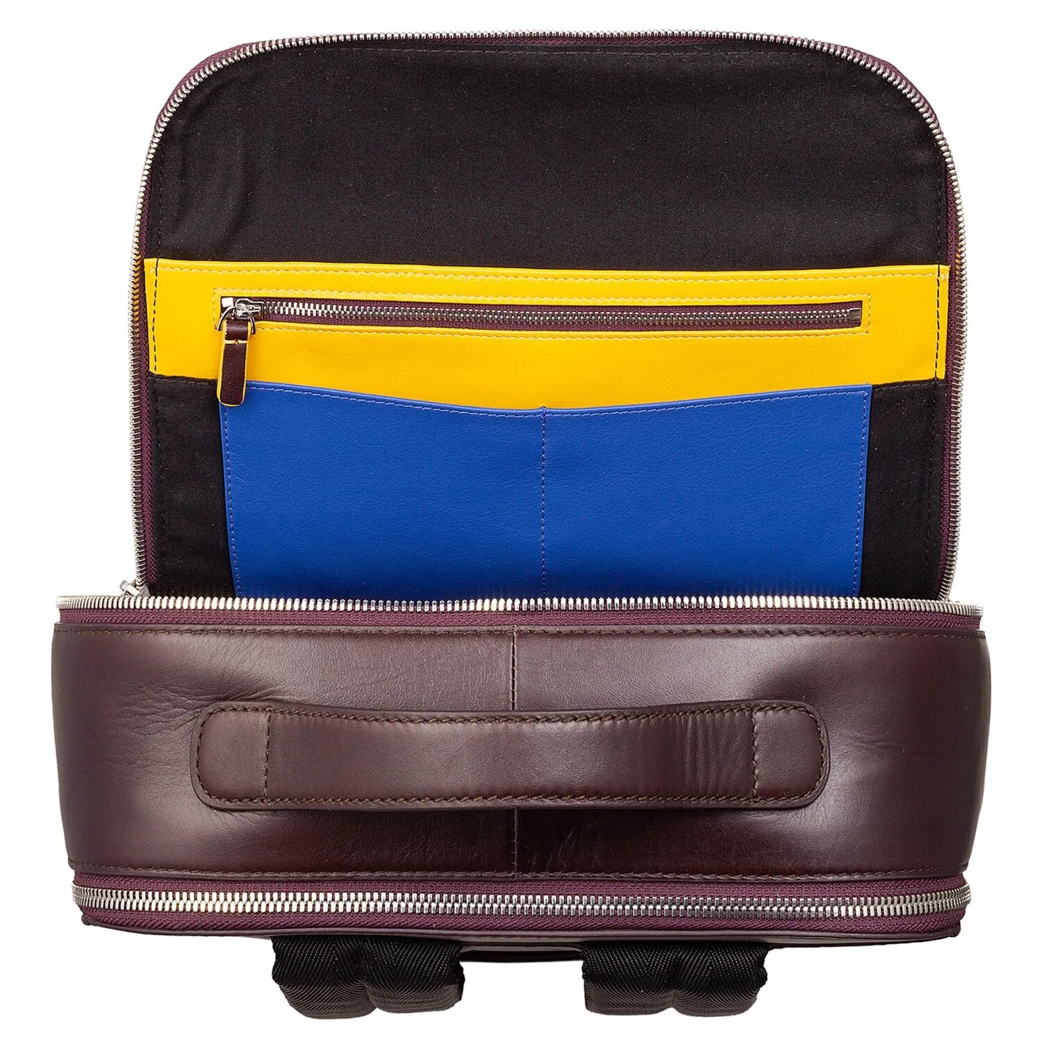 DuDu Zaino in pelle 38 cm Scomparto per computer portatile