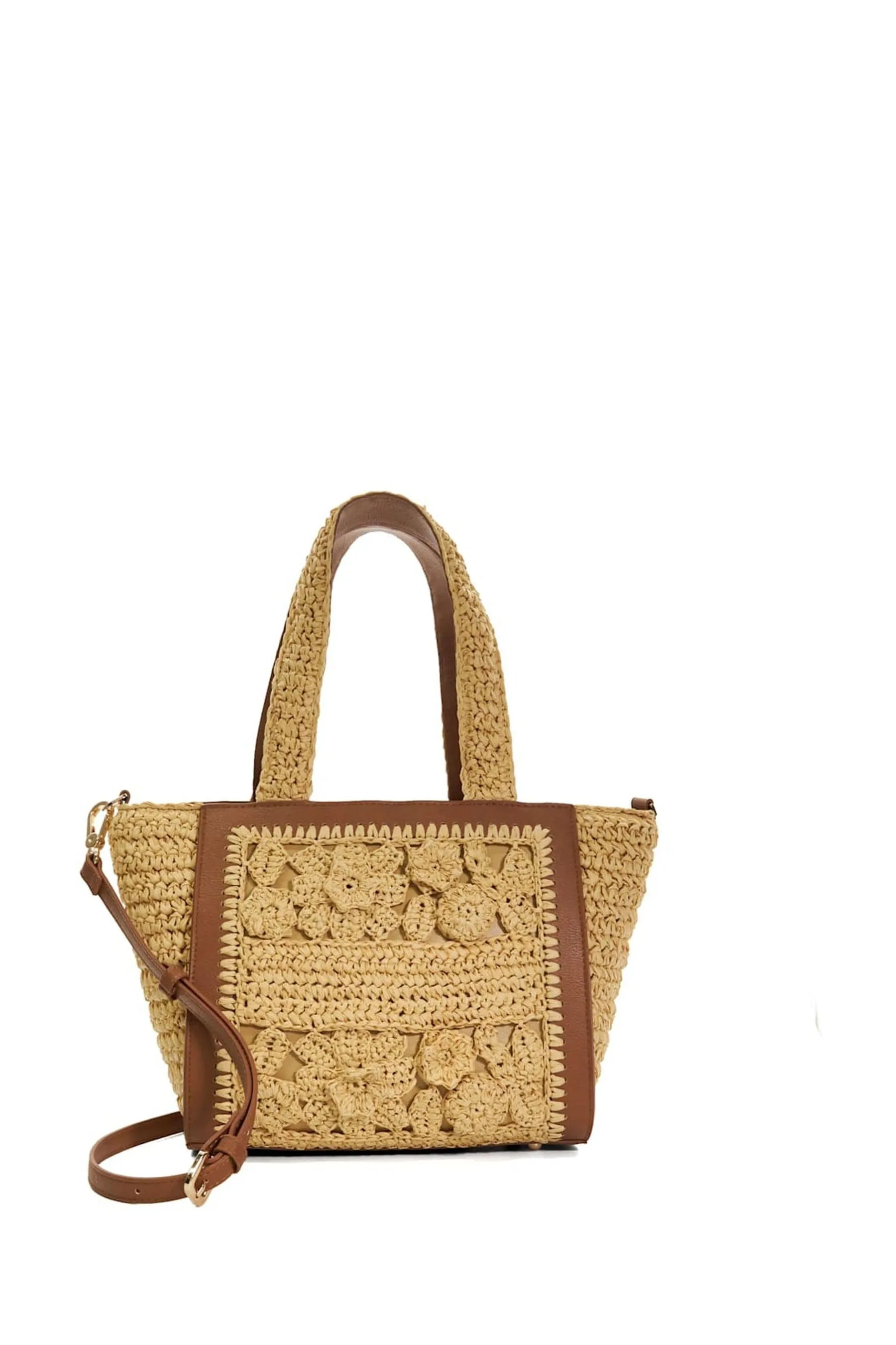 Dune London - Borsa a mano decorata con Floreale e margherite