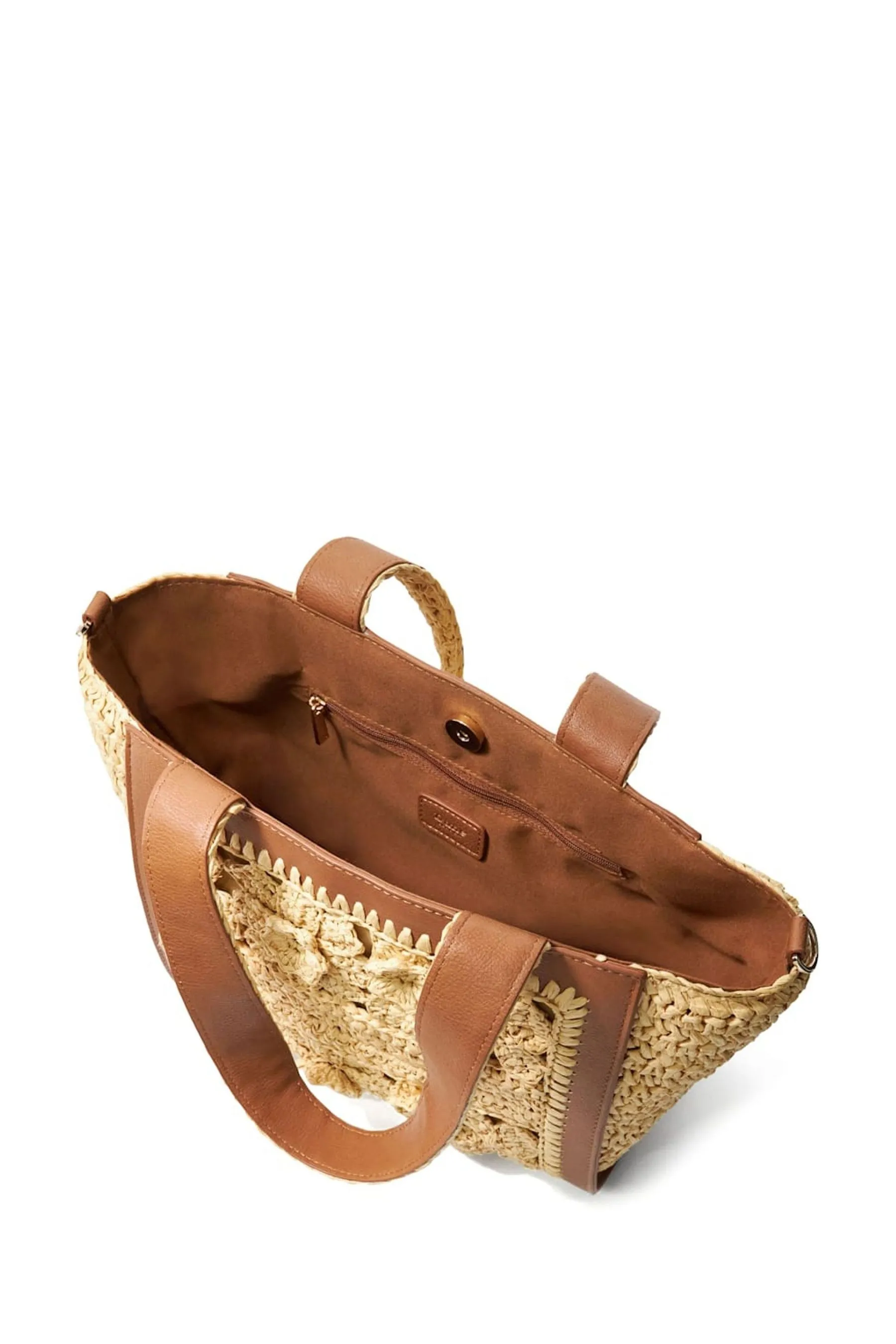 Dune London - Borsa a mano decorata con Floreale e margherite