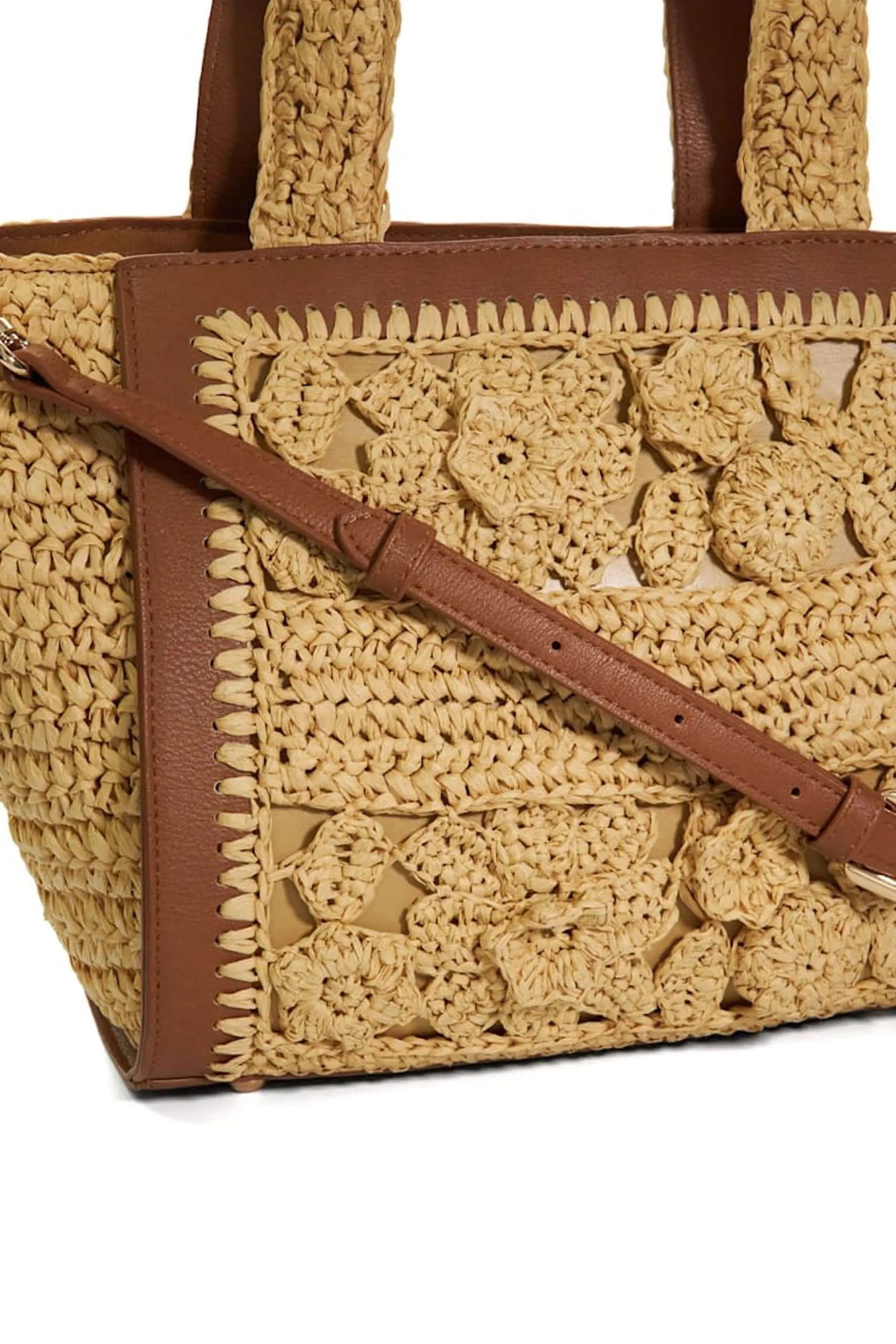 Dune London - Borsa a mano decorata con Floreale e margherite