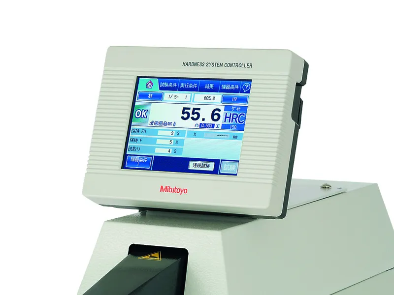 Durometro da banco digitale Mitutoyo HR-530 per scale Rockwell Brinell in Set