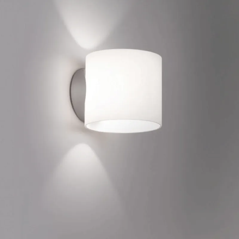 Egoluce Fokus Vetro Satinato Lampada da Parete