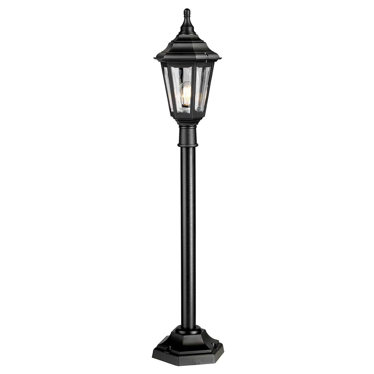 Elstead Lighting  Lampada da terra alta da giardino struttura in resina e diffusore in acrilico Kinsale - 100W