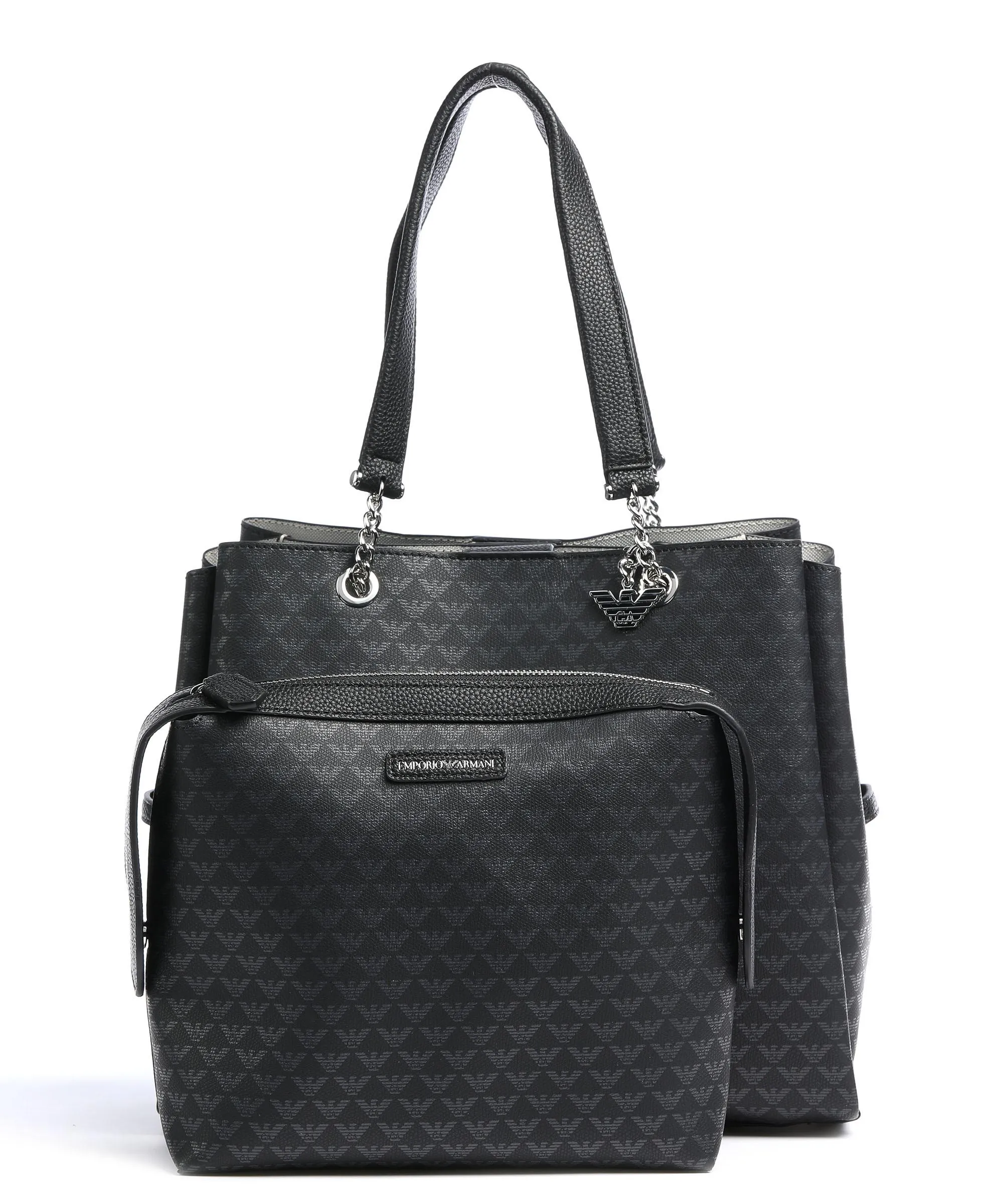  Emporio Armani Annie Borsa shopper pelle sintetica nero  