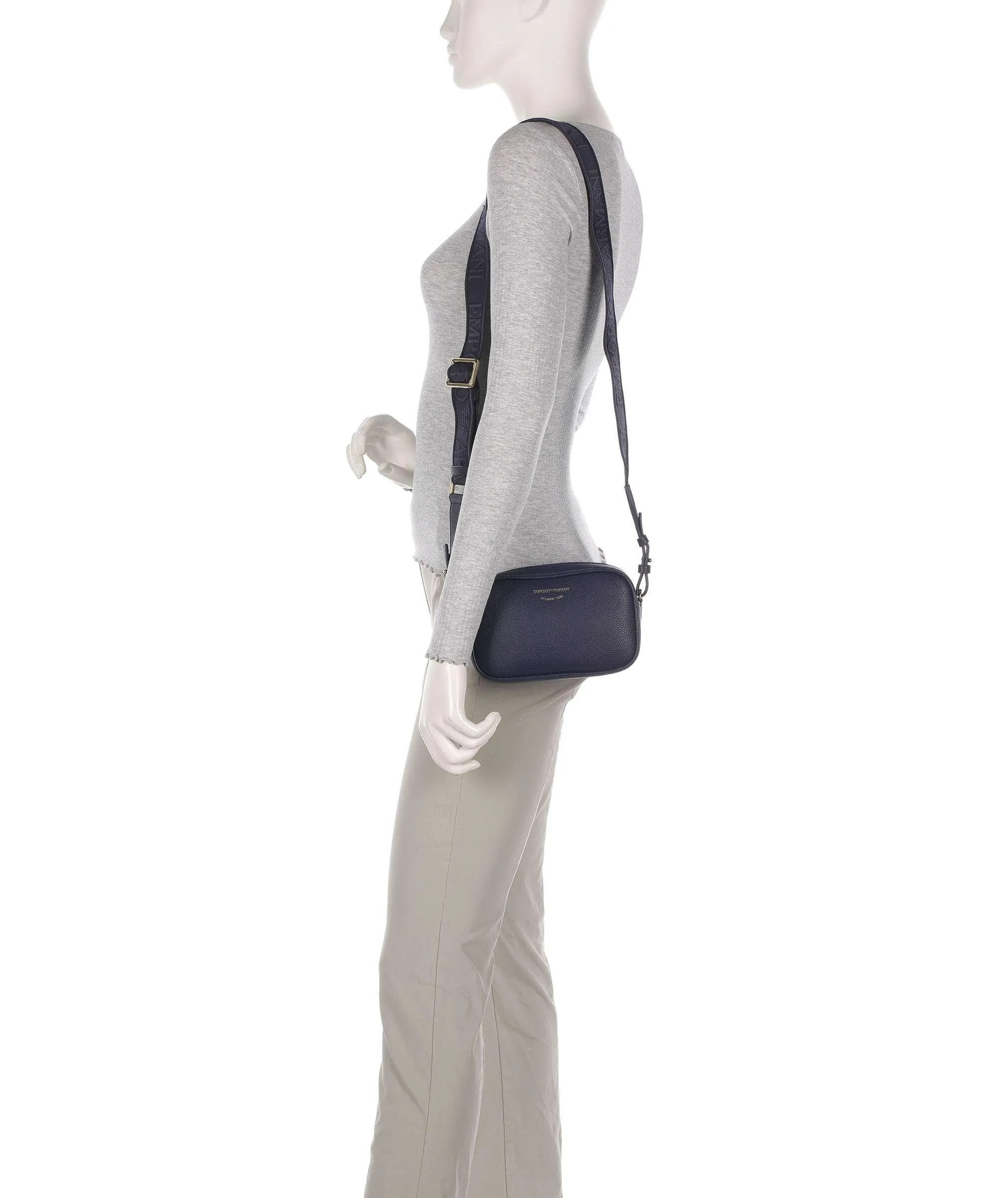  Emporio Armani Lilly Borsa a tracolla pelle sintetica blu scuro  