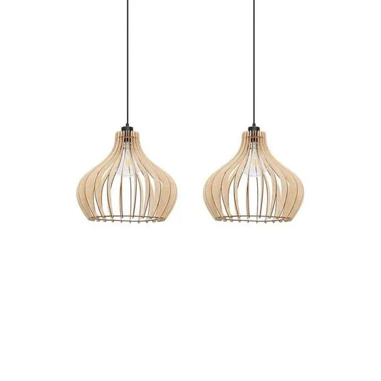 Faje 2 Lampada a Sospensione Nero/Quercia - Envostar | Acquista online