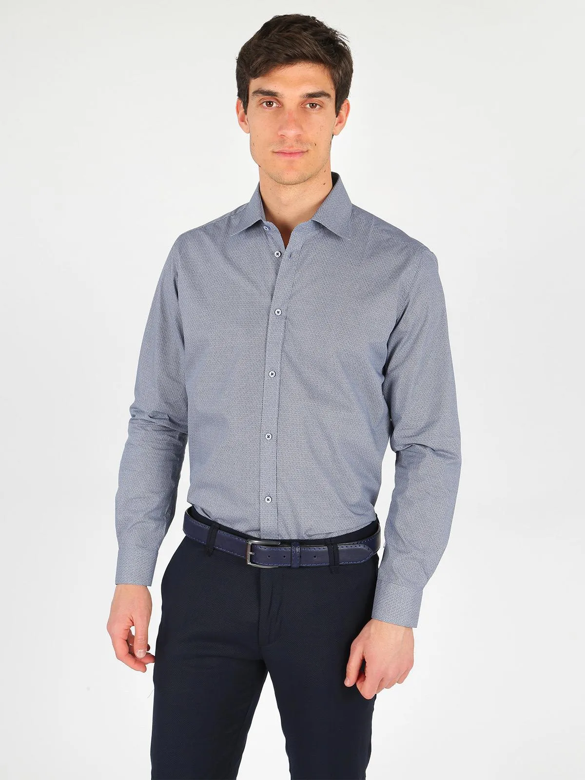 Fb Chemise Slim Fit en coton