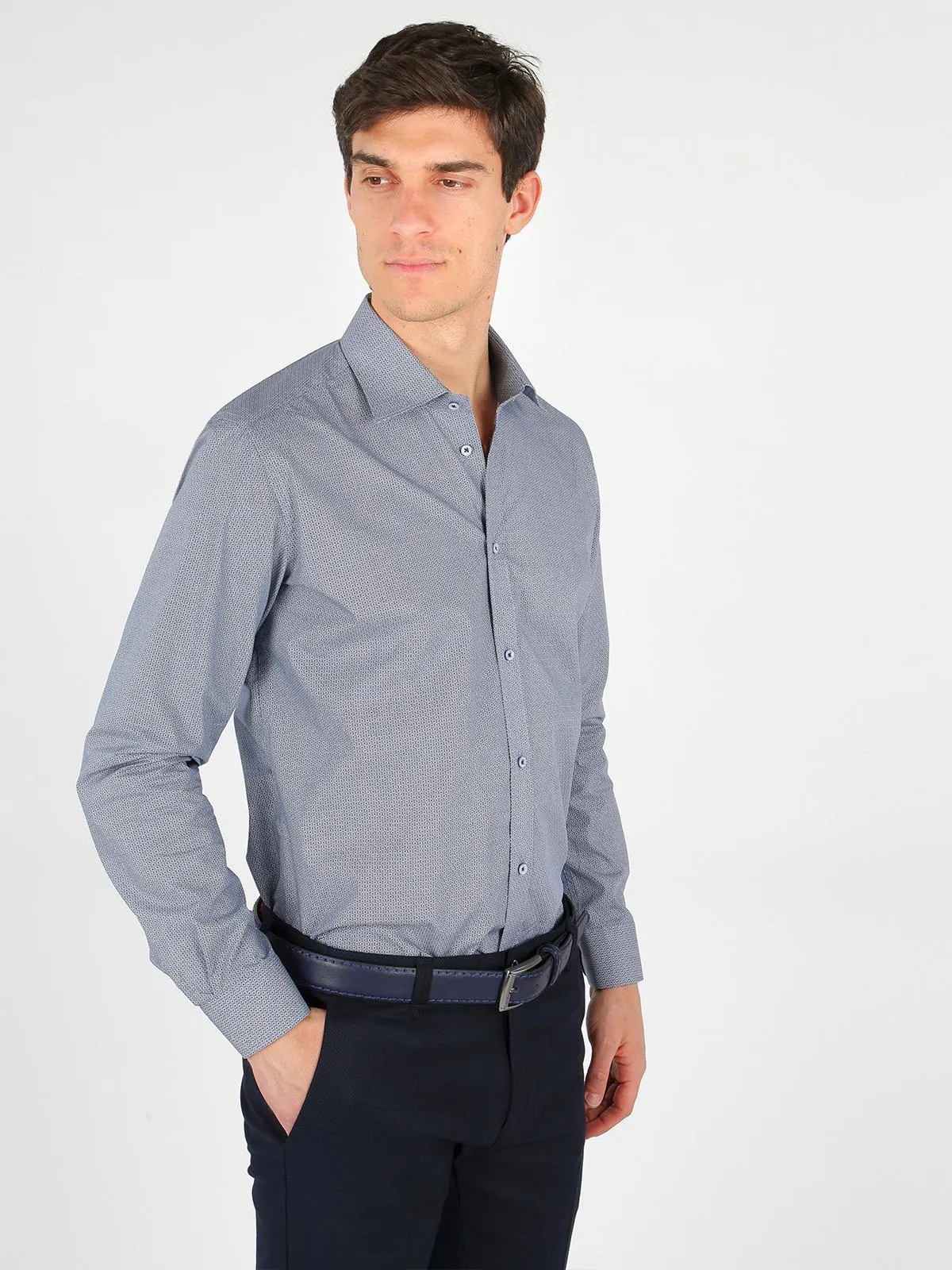 Fb Chemise Slim Fit en coton