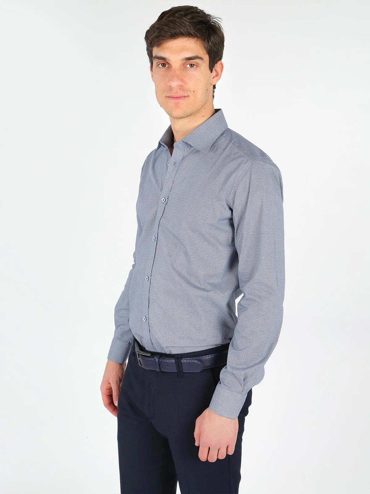 Fb Chemise Slim Fit en coton
