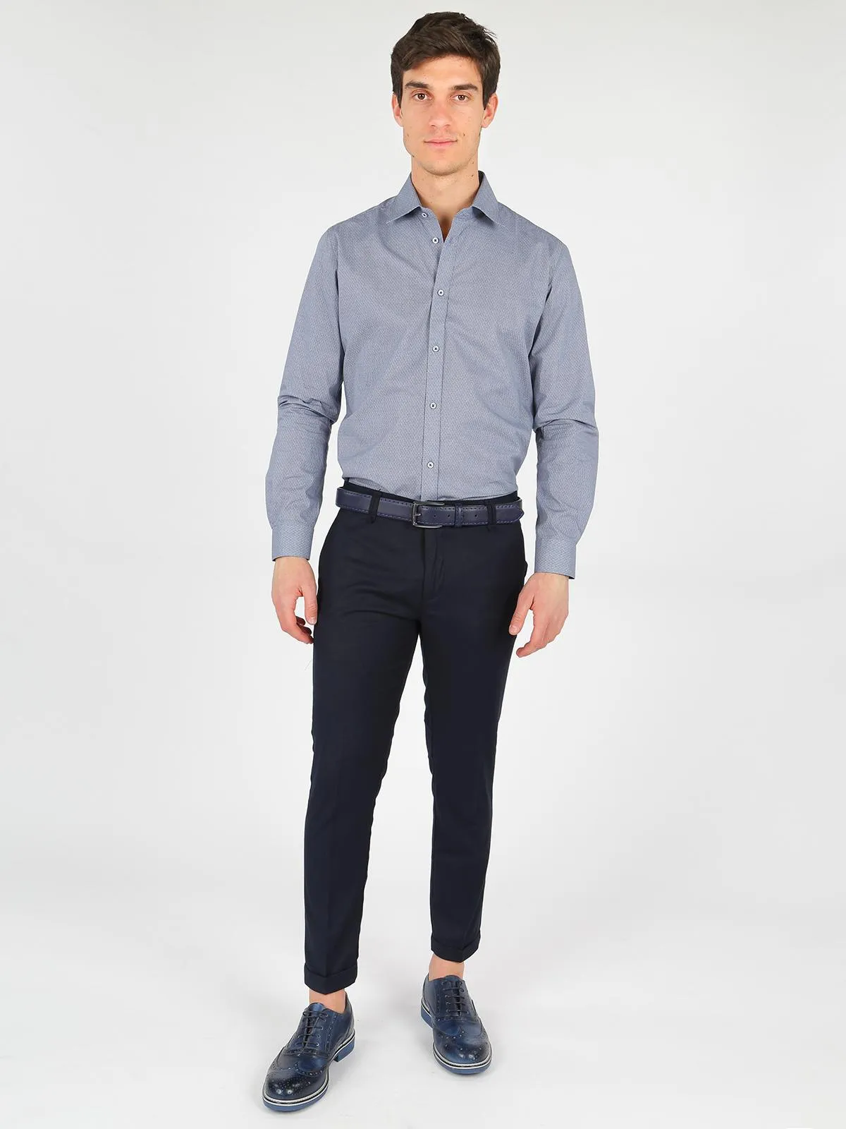 Fb Chemise Slim Fit en coton