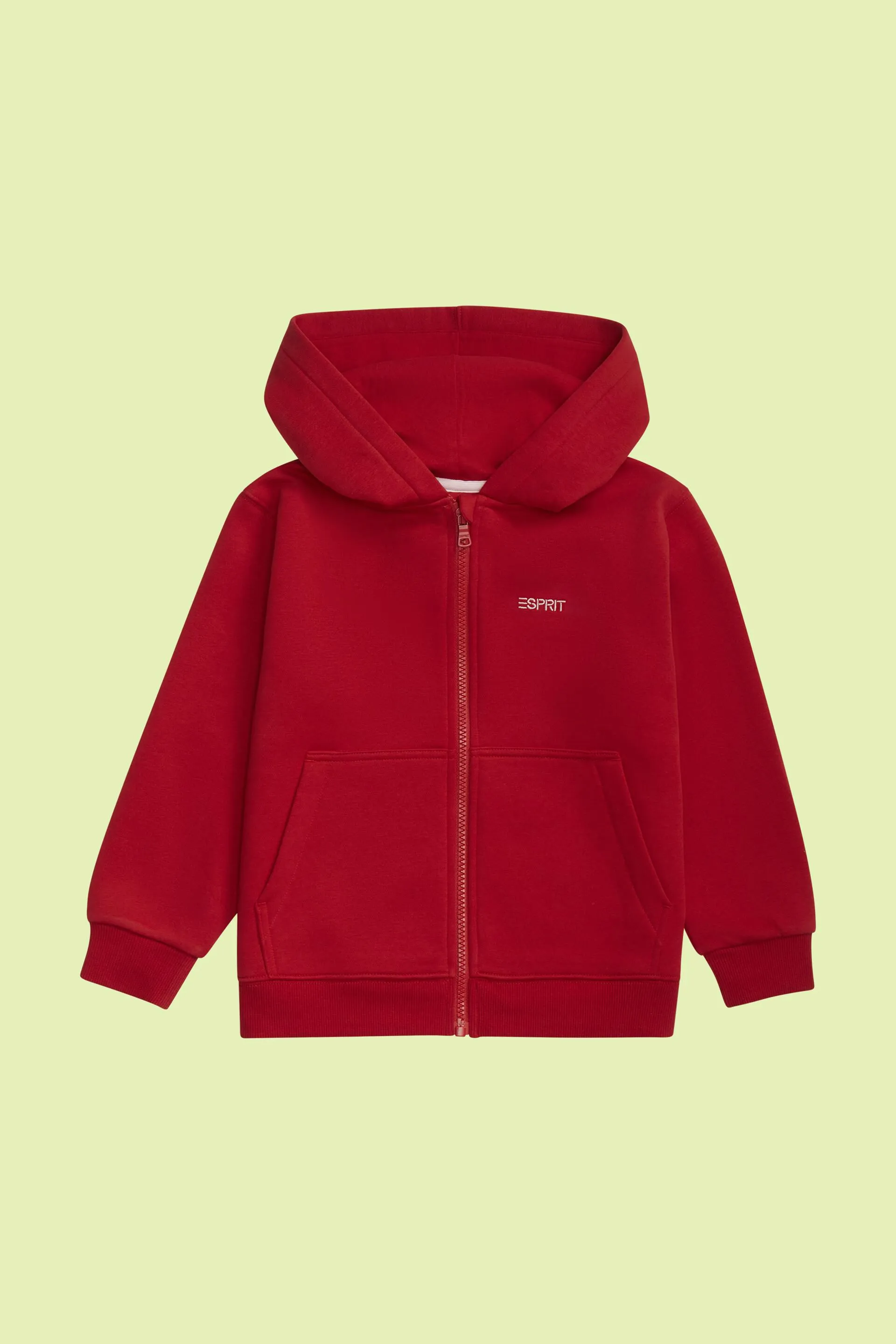 Felpa con cappuccio e zip con logo