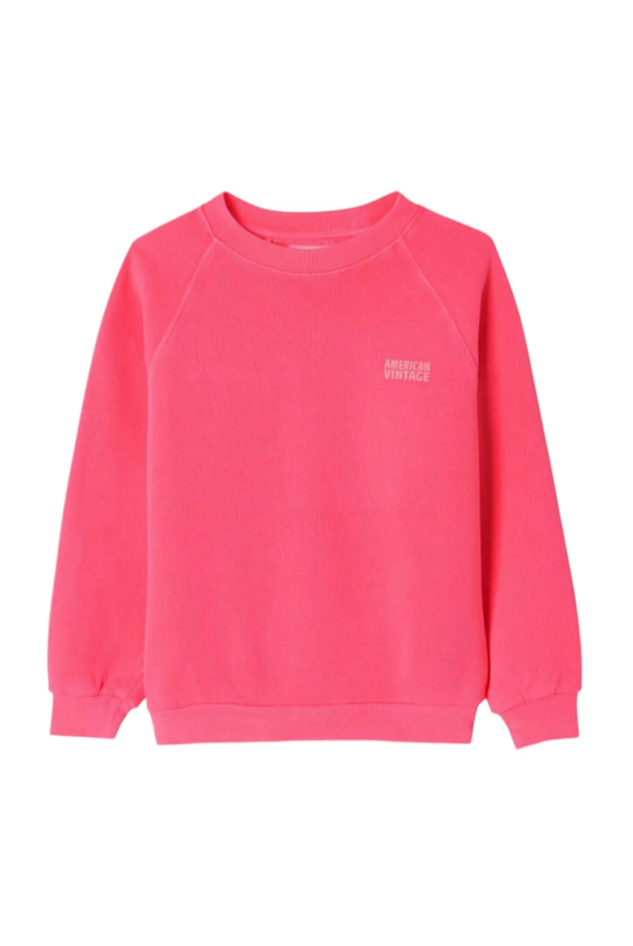 Felpa ortensia fluo per neonata e bambina