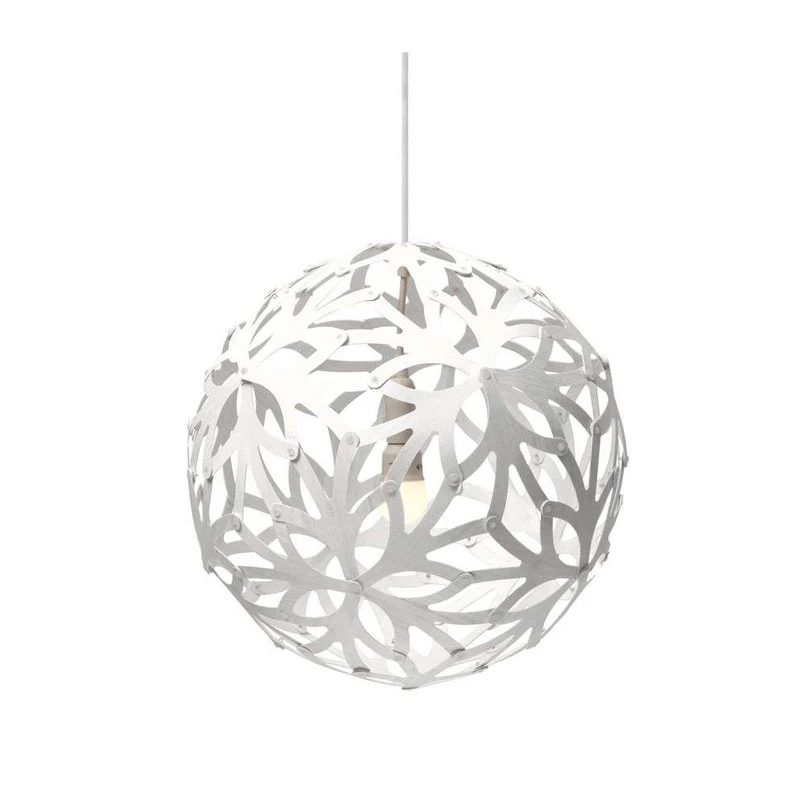 Floral Lampada a Sospensione Ø40 Bianco 2 Lati - David Trubridge | Acquista online