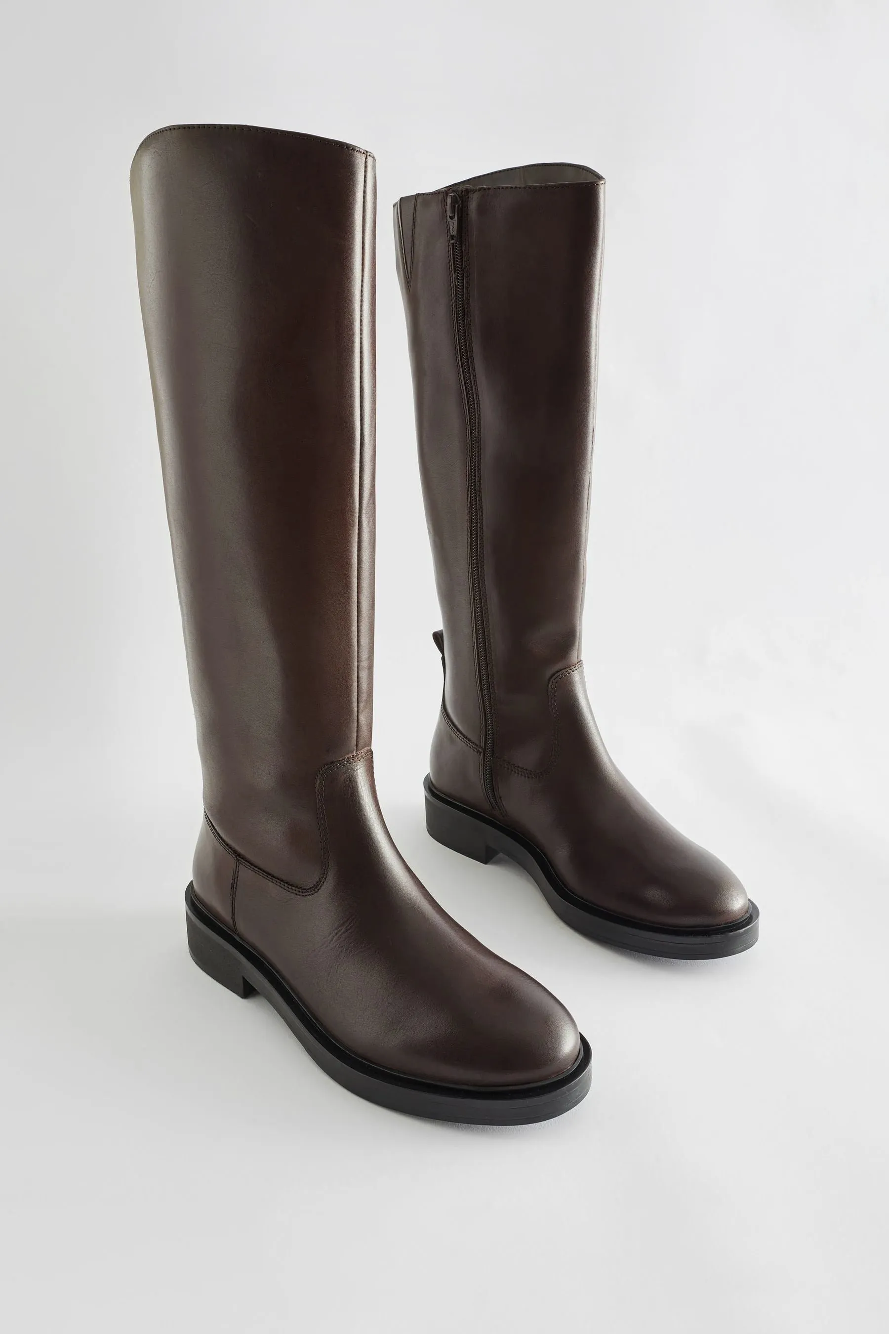 Forever Comfort® - Stivali al ginocchio stile motociclista    