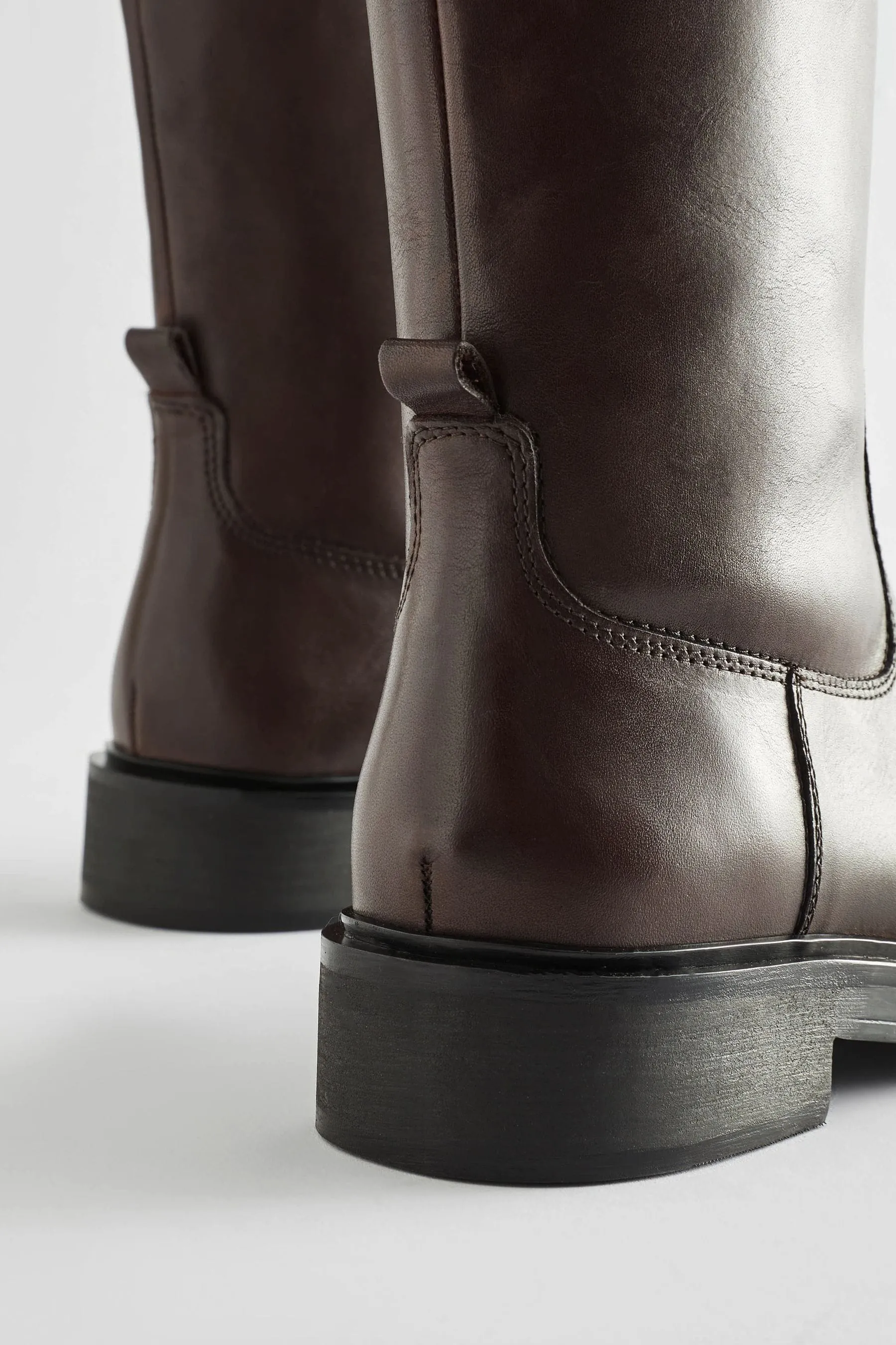 Forever Comfort® - Stivali al ginocchio stile motociclista    